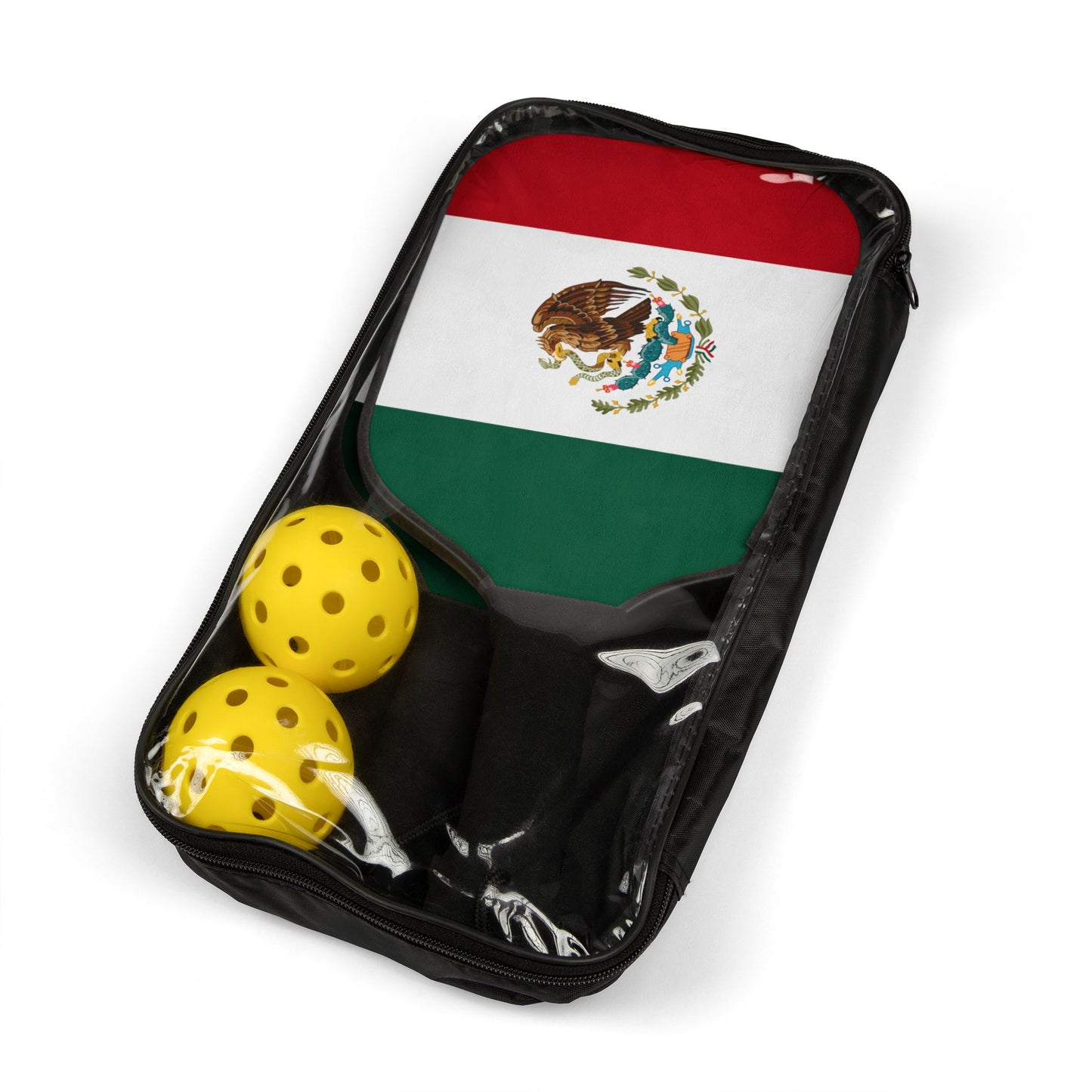 Mexico Flag Pickleball Kit