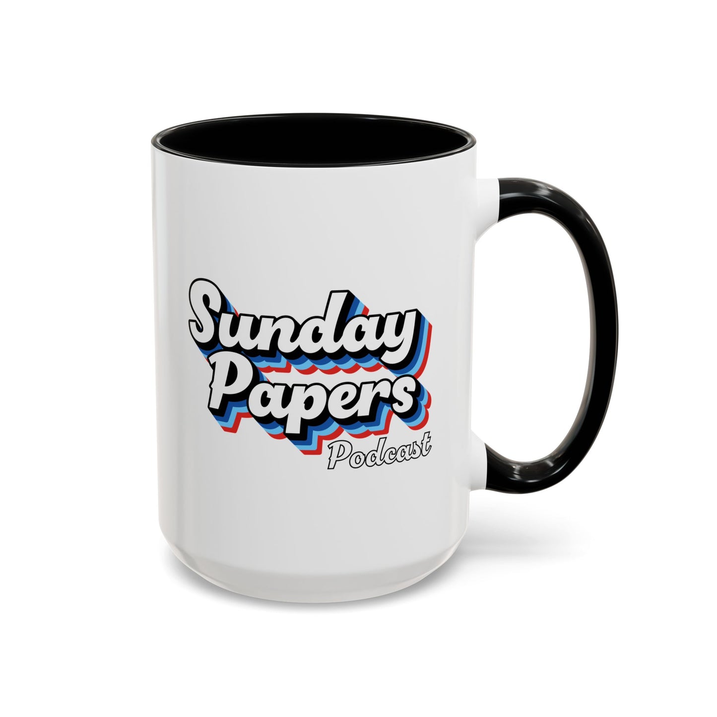 Sunday Papers Podcast 15oz Mug