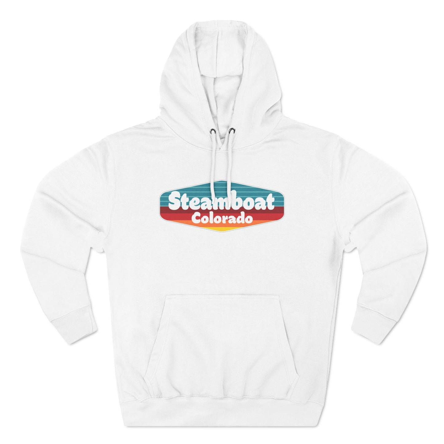 Steamboat Colorado Sign Fleece Hoodie