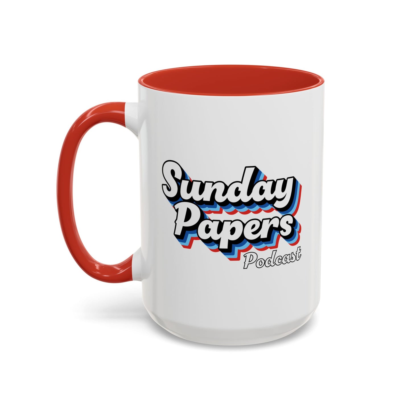 Sunday Papers Podcast 15oz Mug