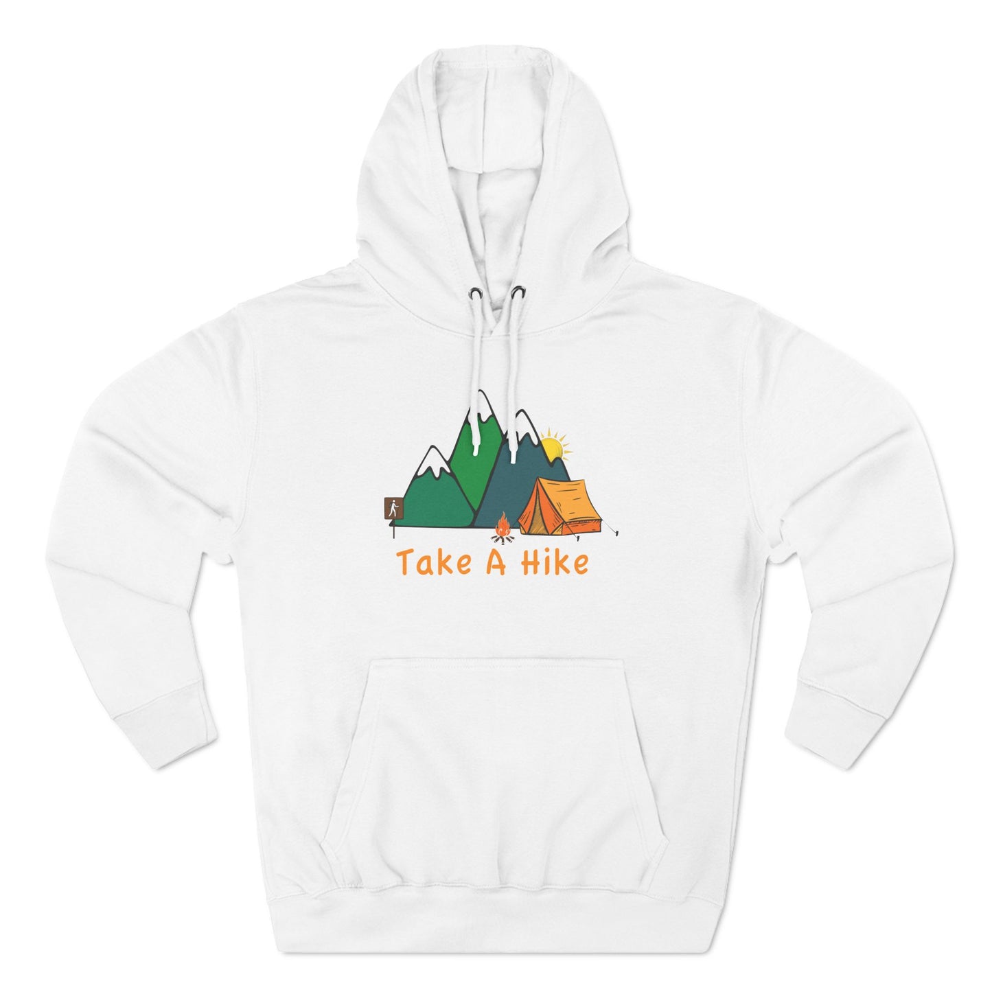 Take A Hike (Camping) Fleece Hoodie