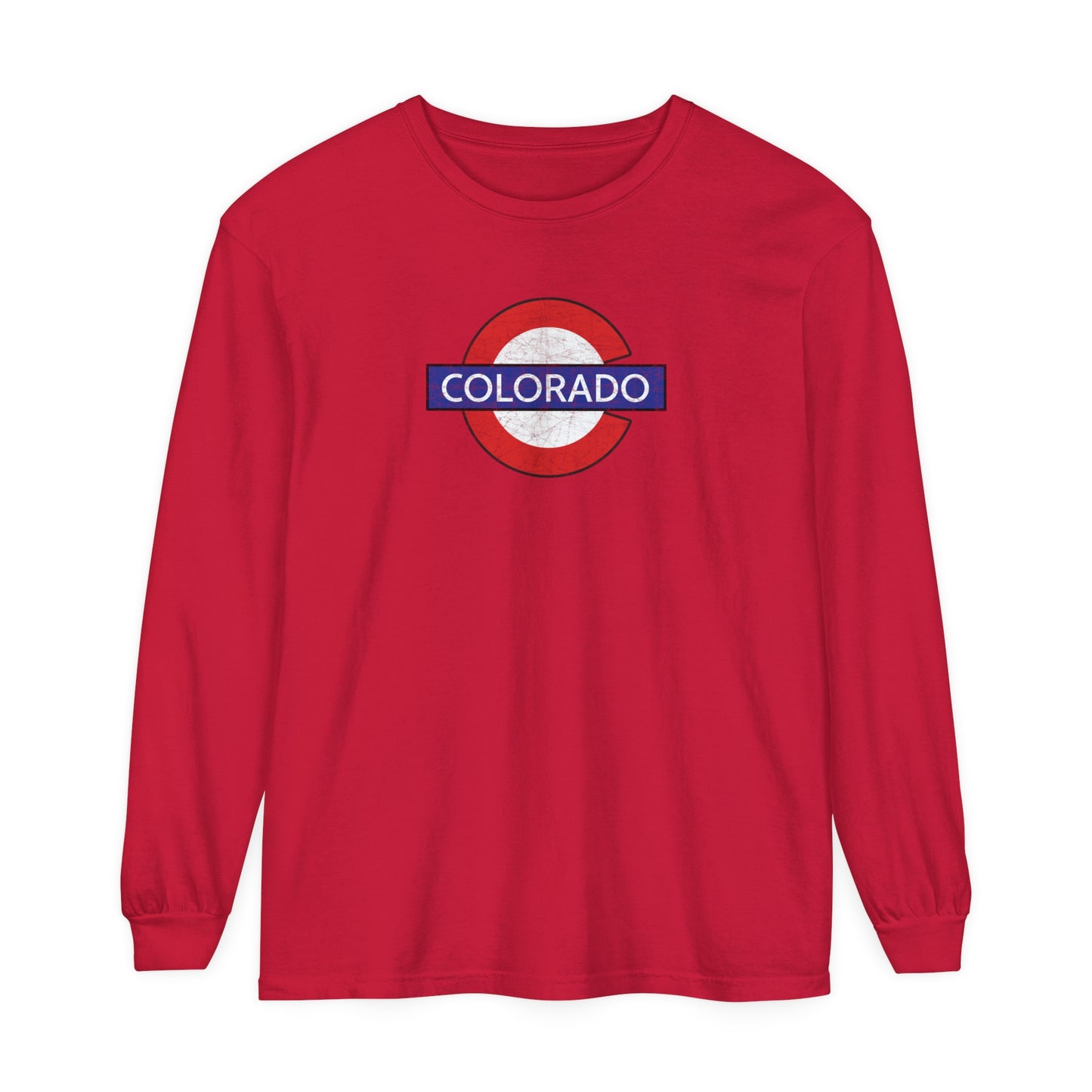 Colorado Underground Distressed Long Sleeve T-Shirt