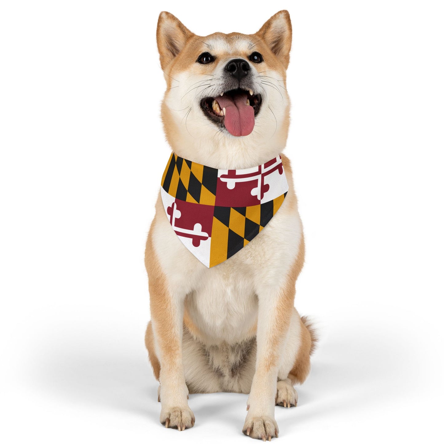 Maryland Flag Pet Bandana Collar
