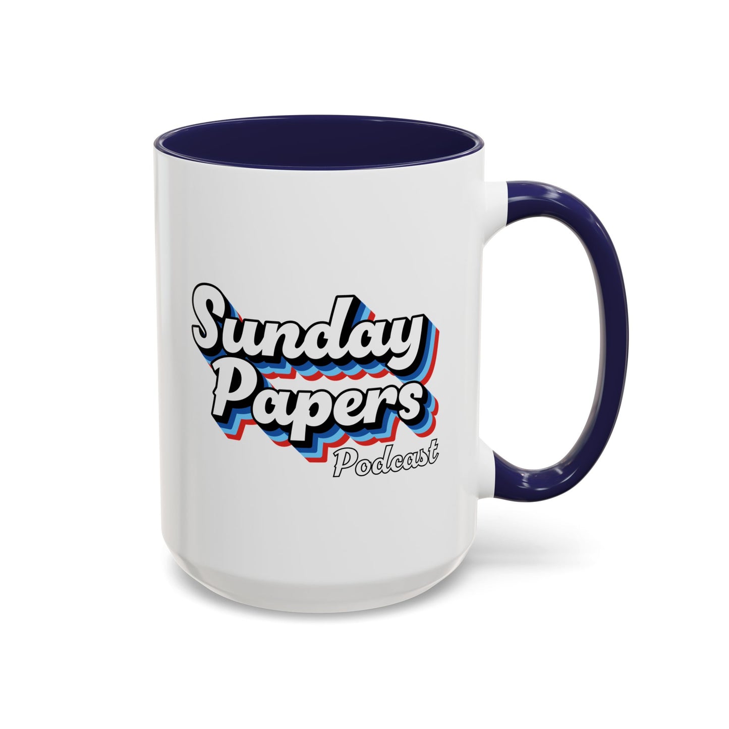 Sunday Papers Podcast 15oz Mug