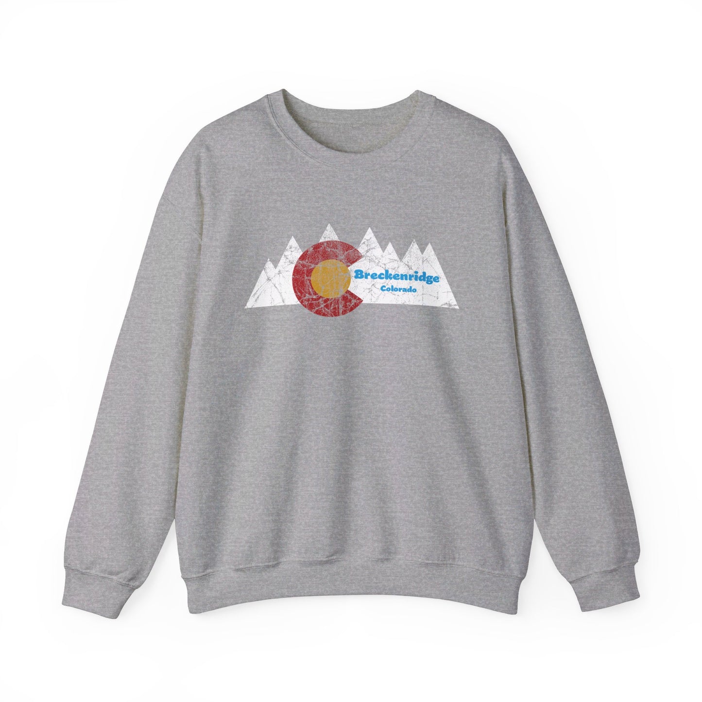 Breckenridge Colorado Peaks Crewneck Sweatshirt