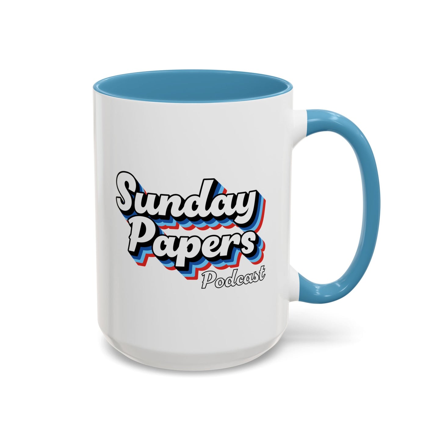 Sunday Papers Podcast 15oz Mug