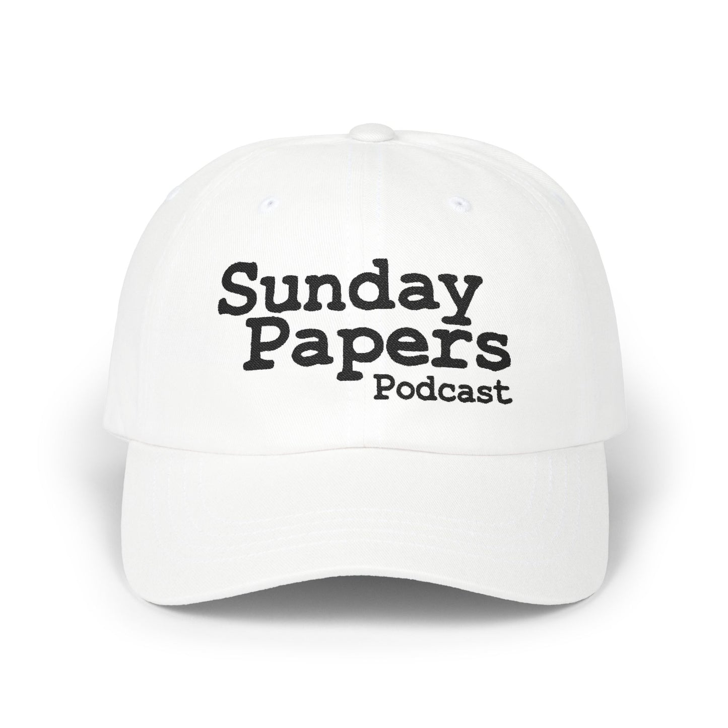 Sunday Papers Podcast Embroidered Hat