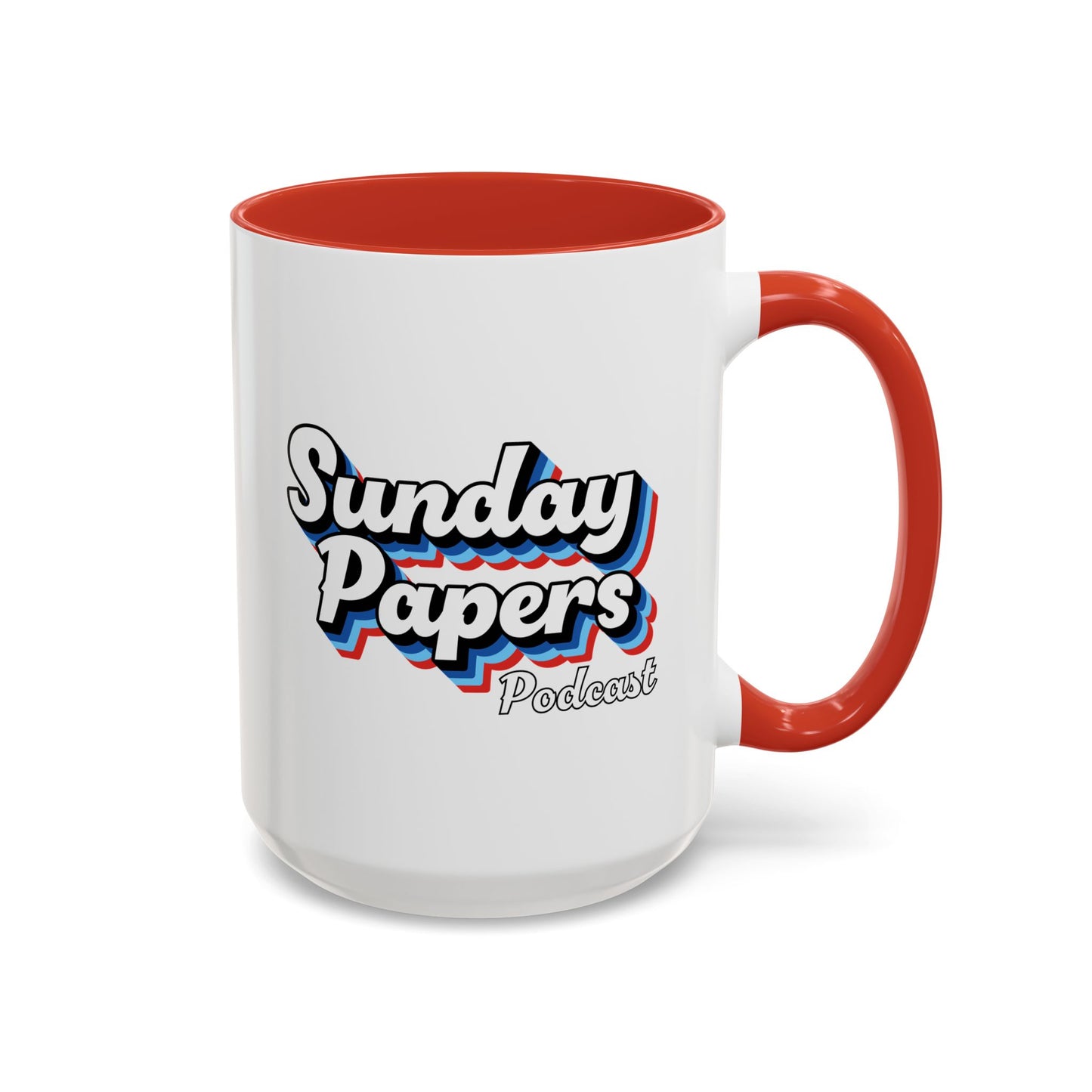 Sunday Papers Podcast 15oz Mug