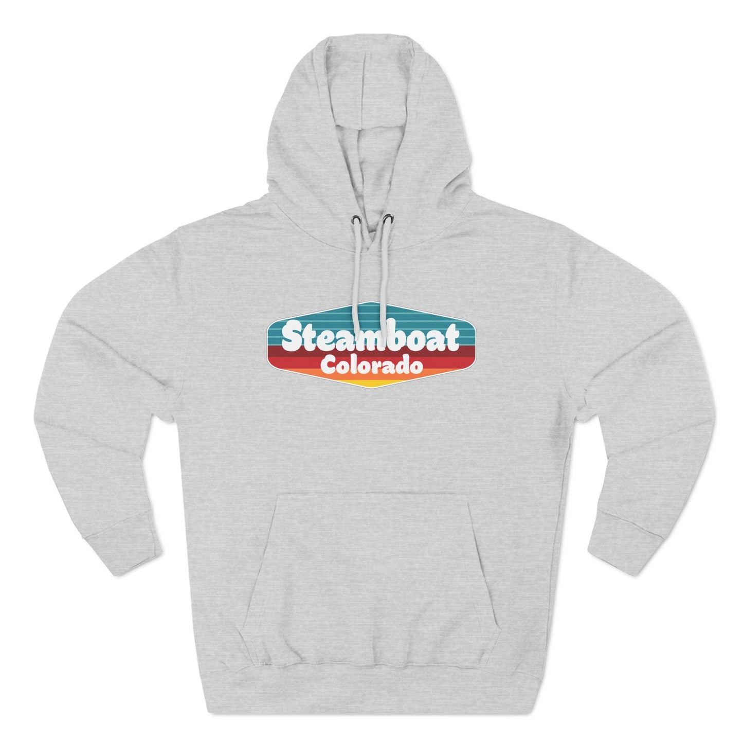 Steamboat Colorado Sign Fleece Hoodie