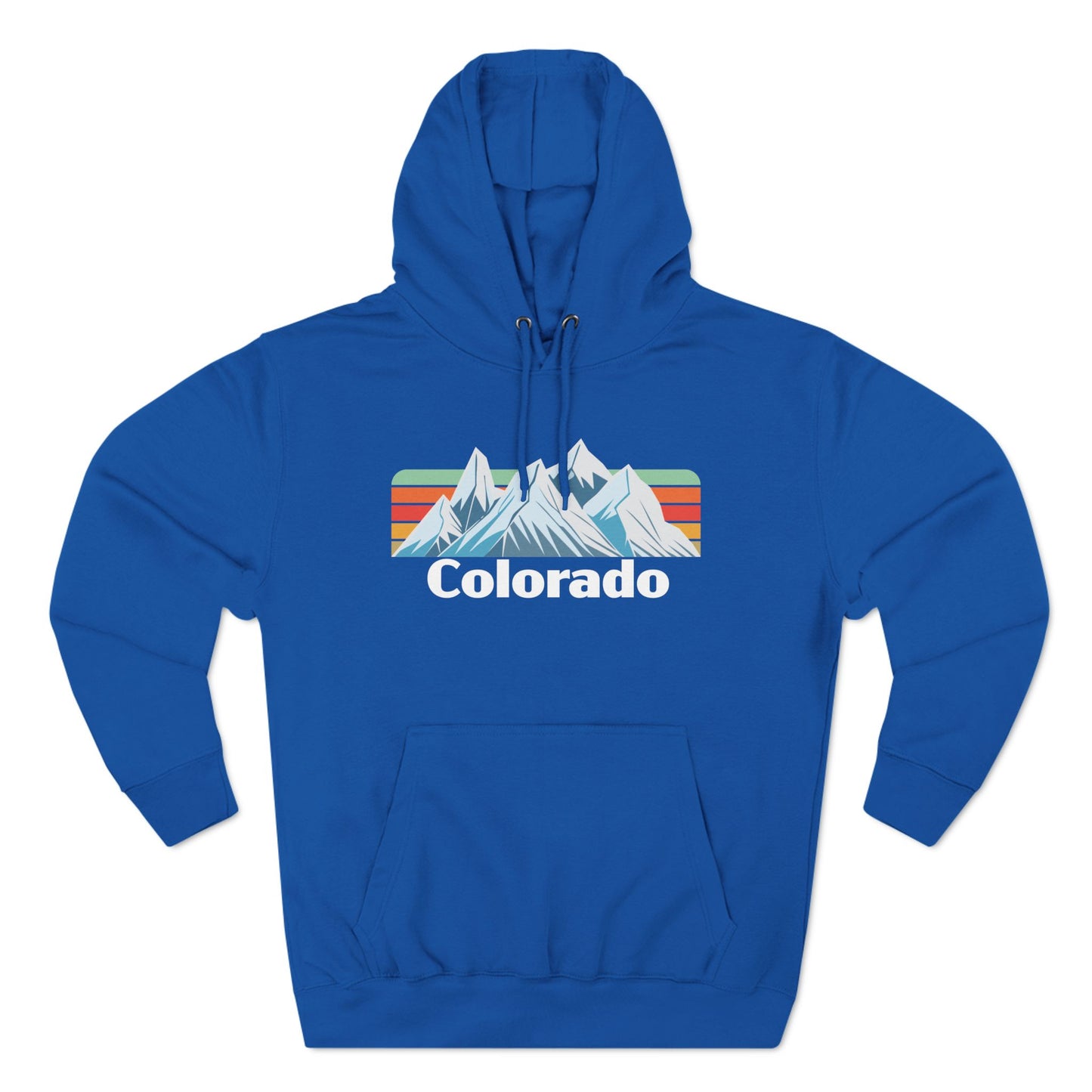 Colorado Mountains Sunset Fade Hoodie