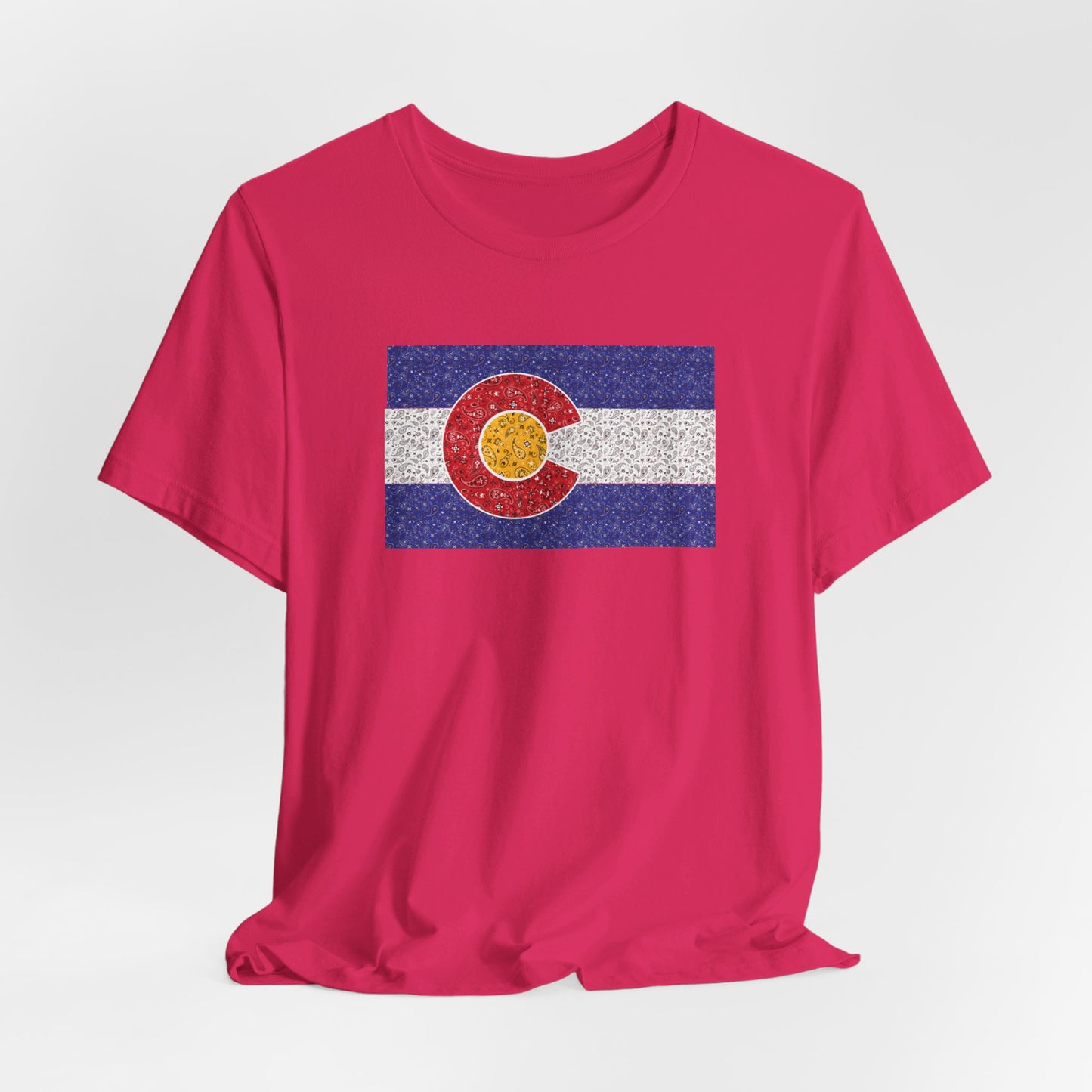 Colorado Paisley Flag T Shirt