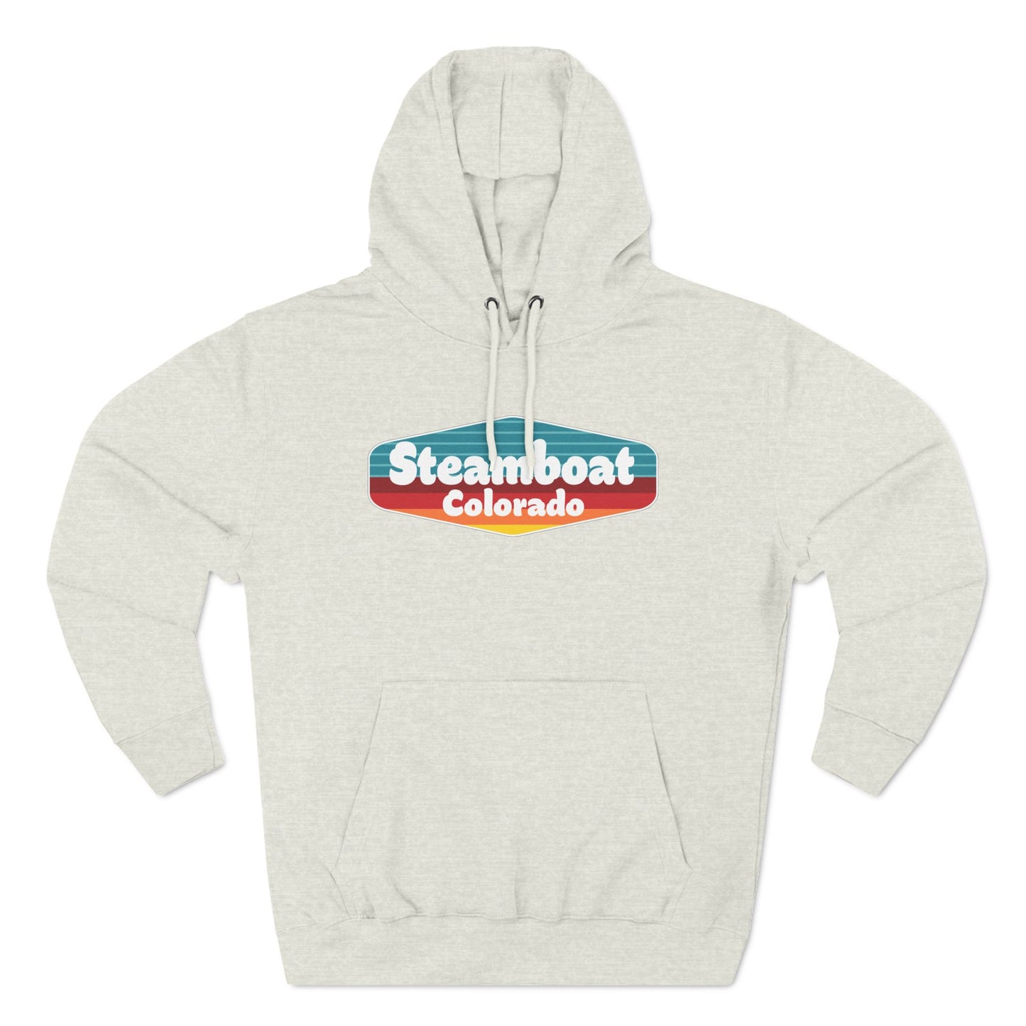 Steamboat Colorado Sign Fleece Hoodie