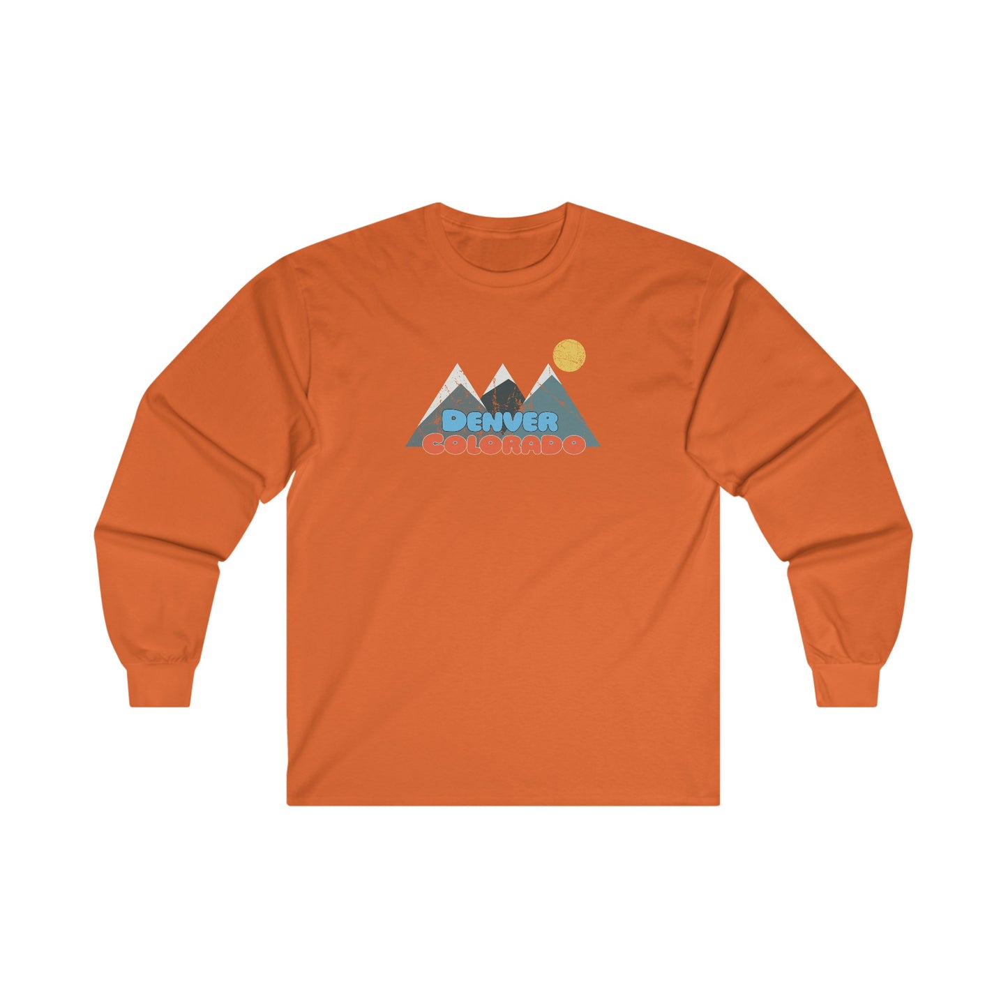 Colorado Peaks Distressed Long Sleeve Tee