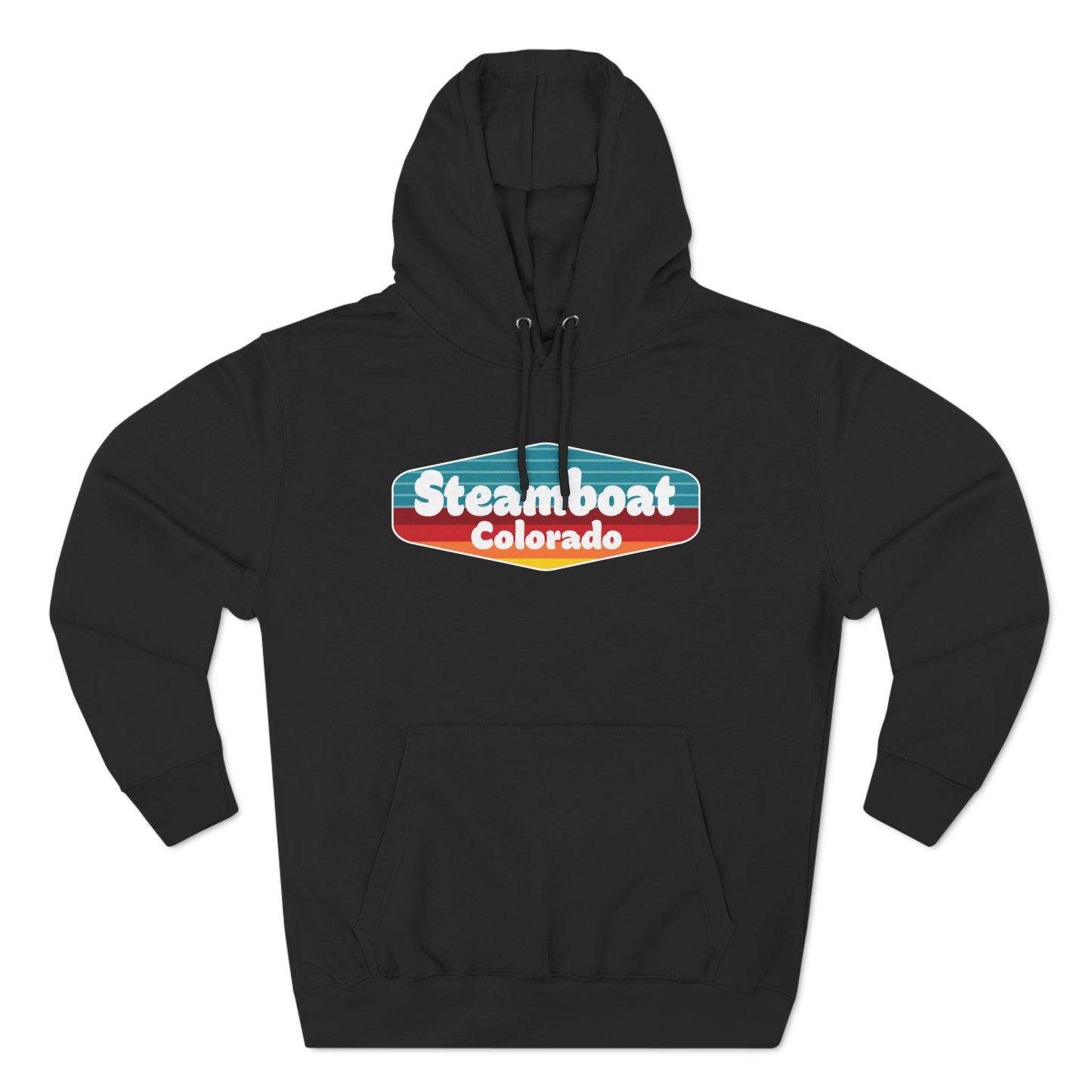 Steamboat Colorado Sign Fleece Hoodie