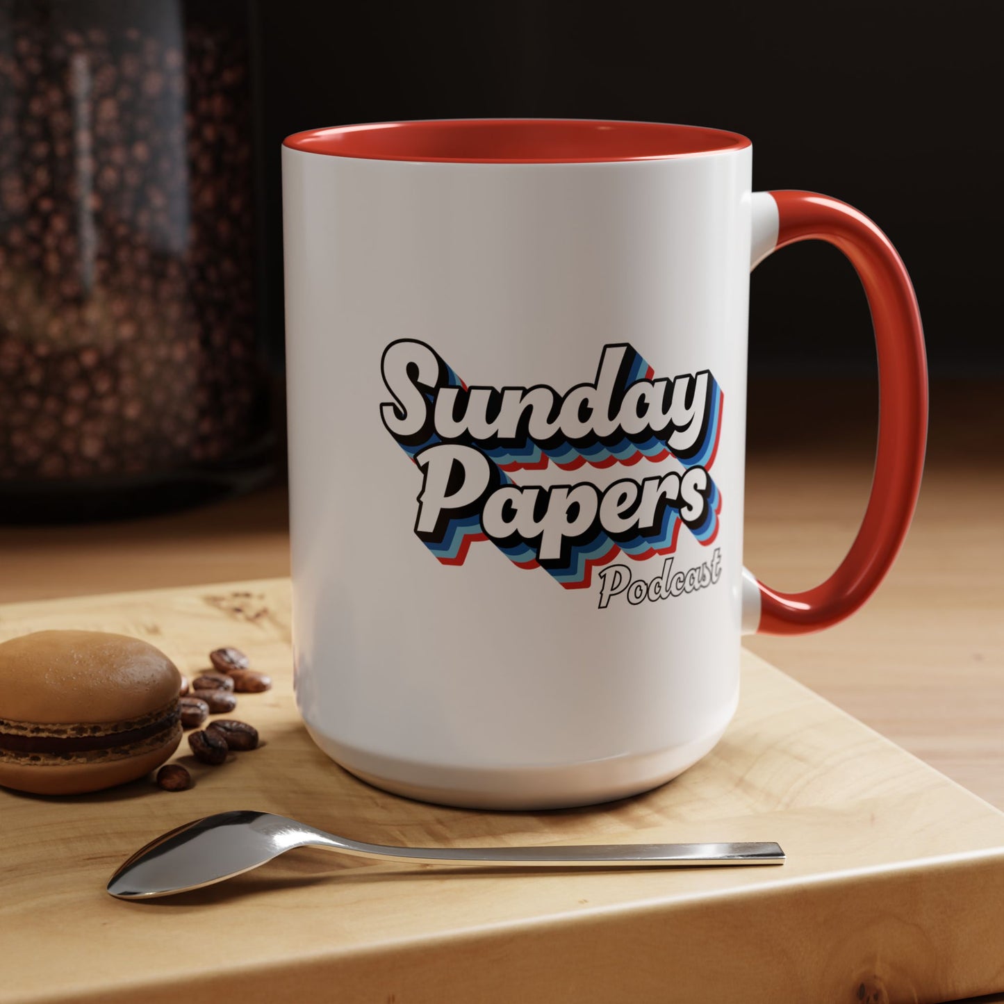Sunday Papers Podcast 15oz Mug
