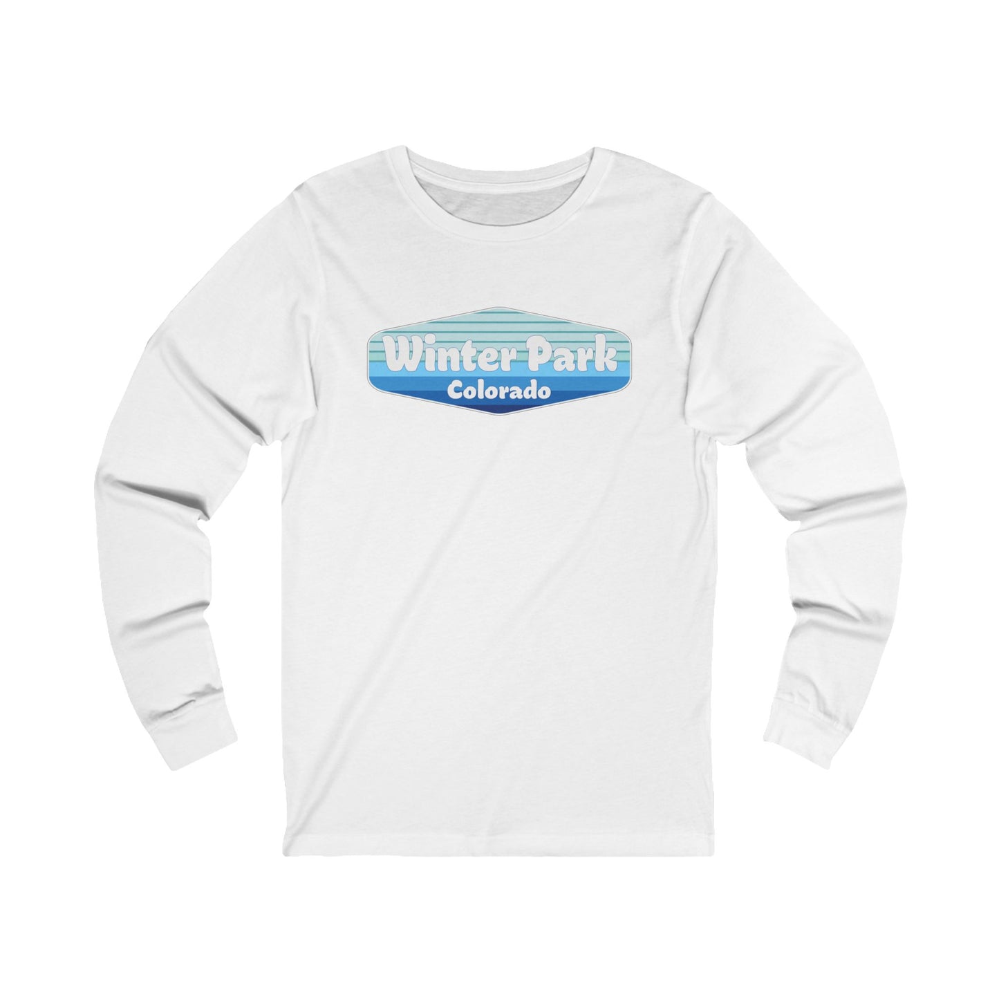 Winter Park Colorado Sign Sky Long Sleeve T Shirt