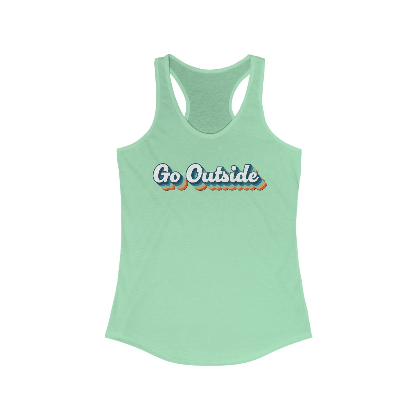 Go Outside Women's Racerback Tank