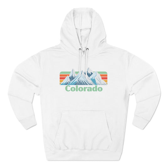 Colorado Mountains Sunset Fade Hoodie