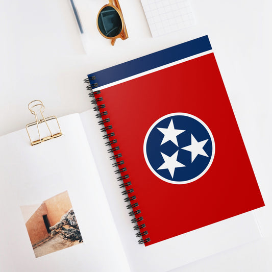 Tennessee Flag Spiral Notebook