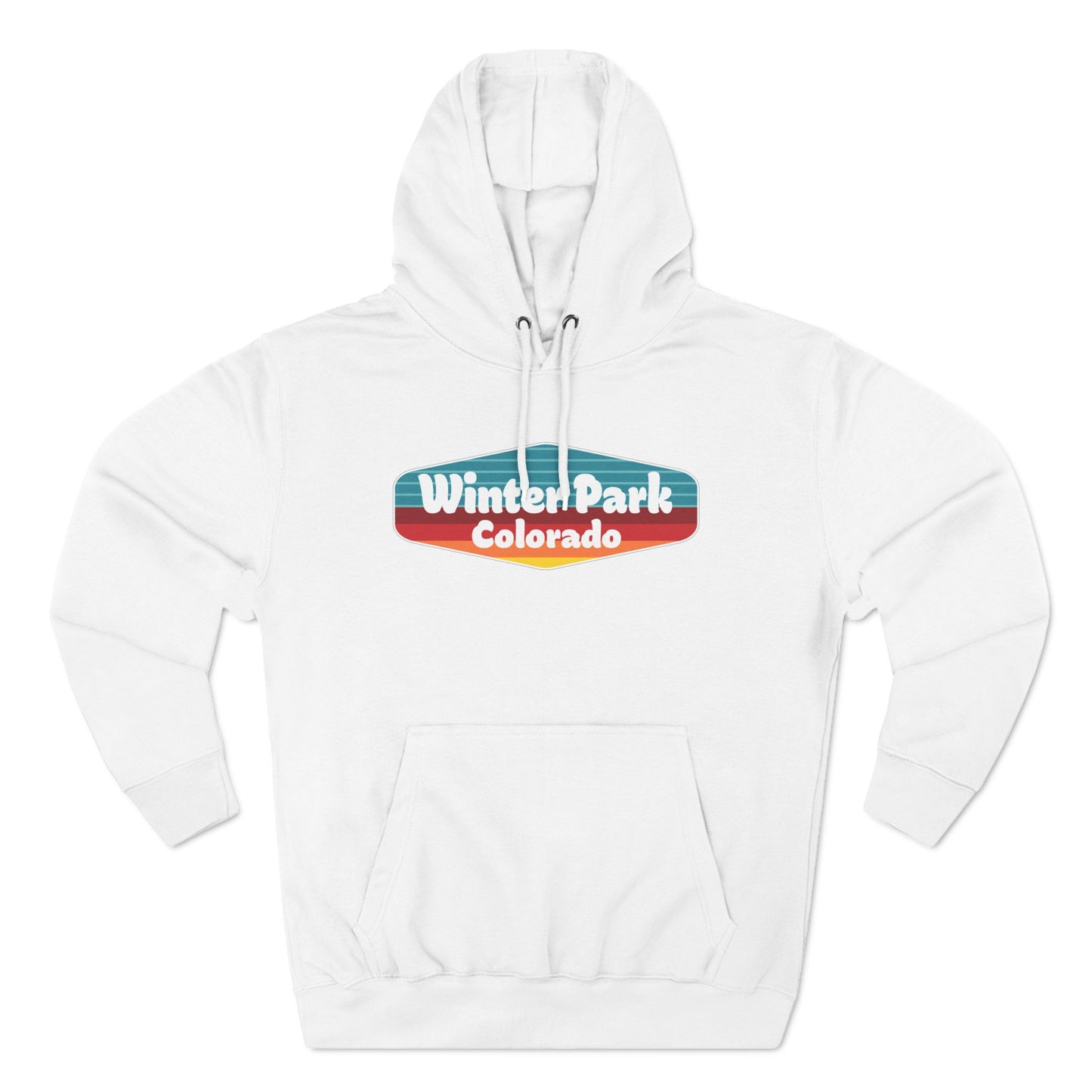 Winter Park Colorado Sign Fleece Hoodie