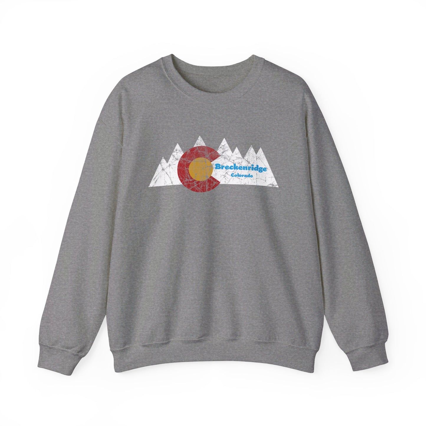 Breckenridge Colorado Peaks Crewneck Sweatshirt