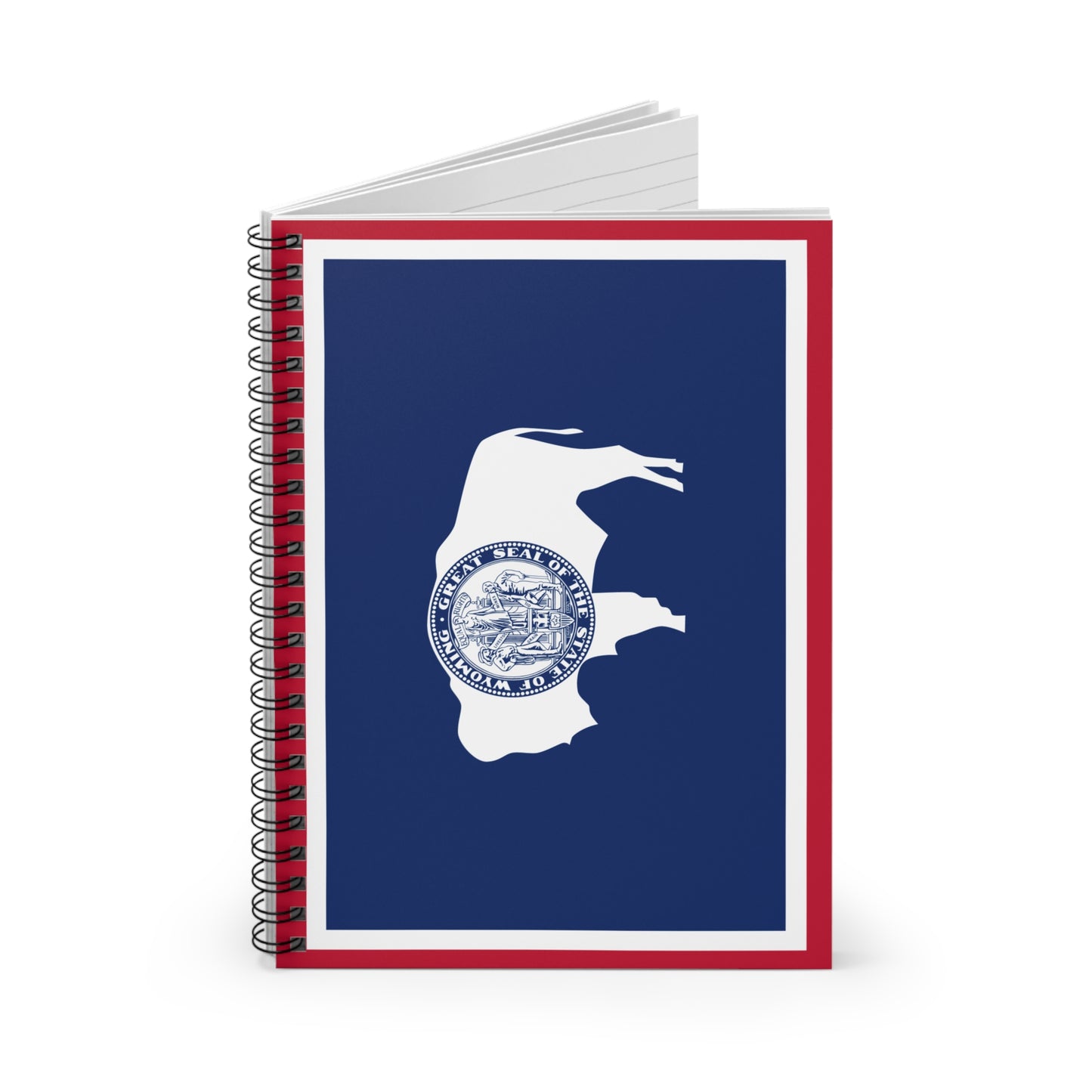 Wyoming Flag Spiral Notebook