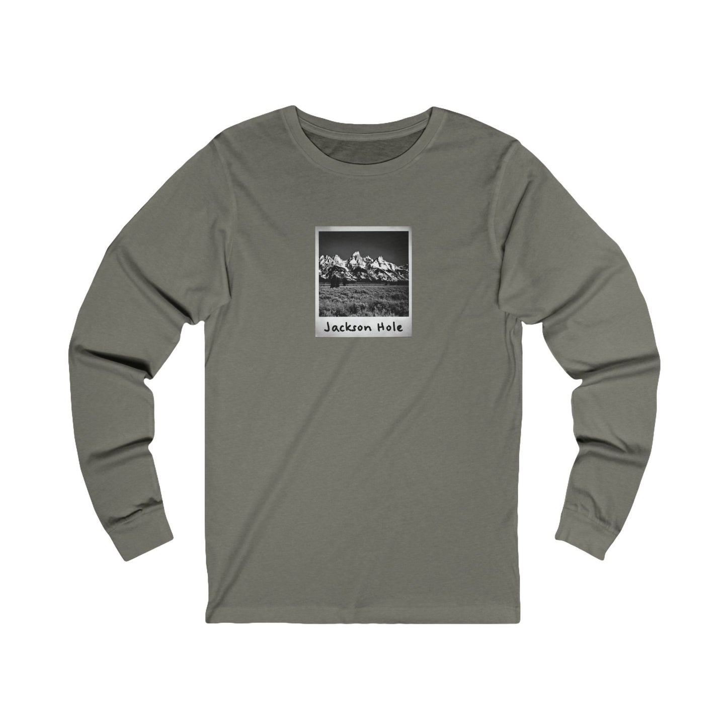 Jackson Hole Tetons Photo Long Sleeve T Shirt