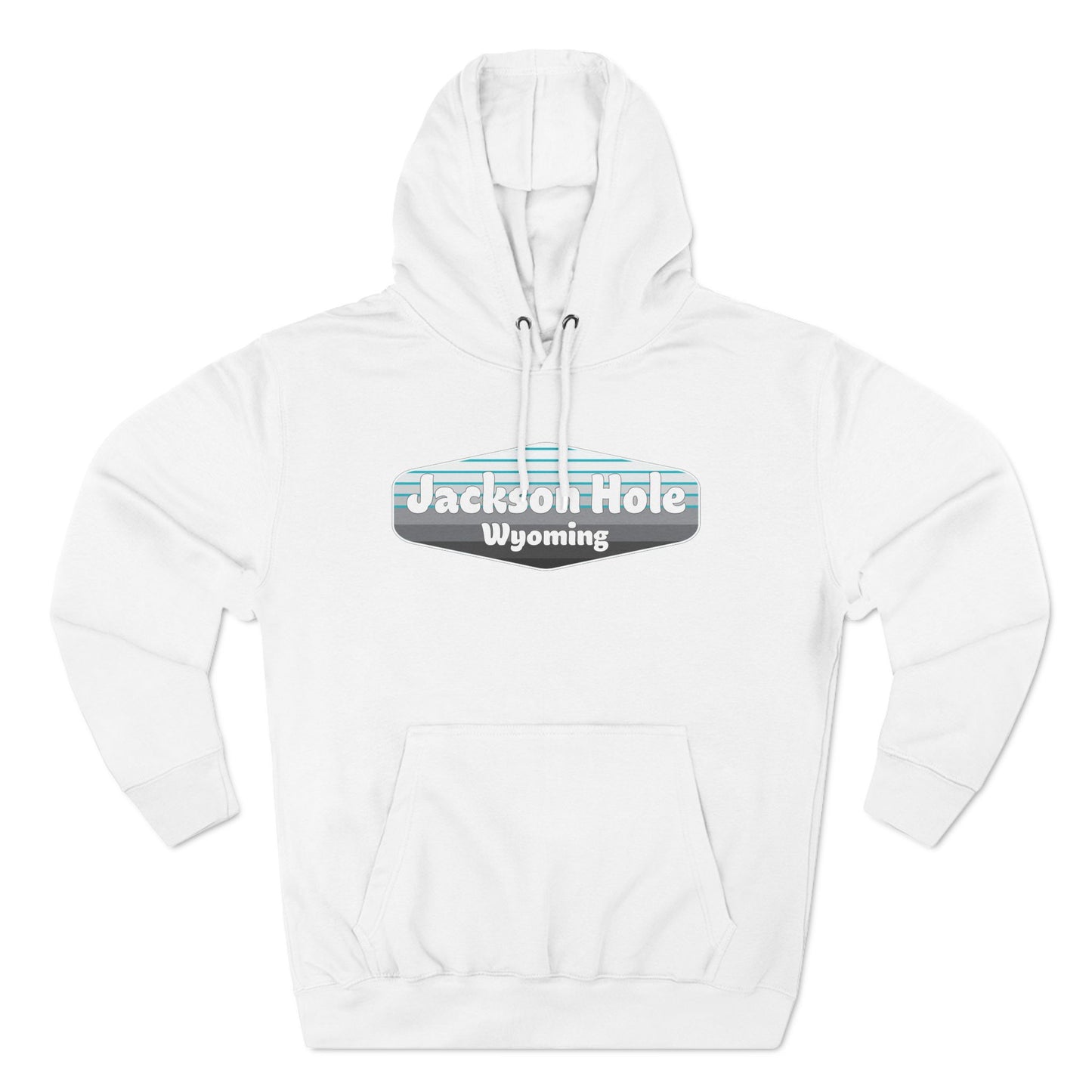 Jackson Hole Wyoming Sign Midnight Hoodie