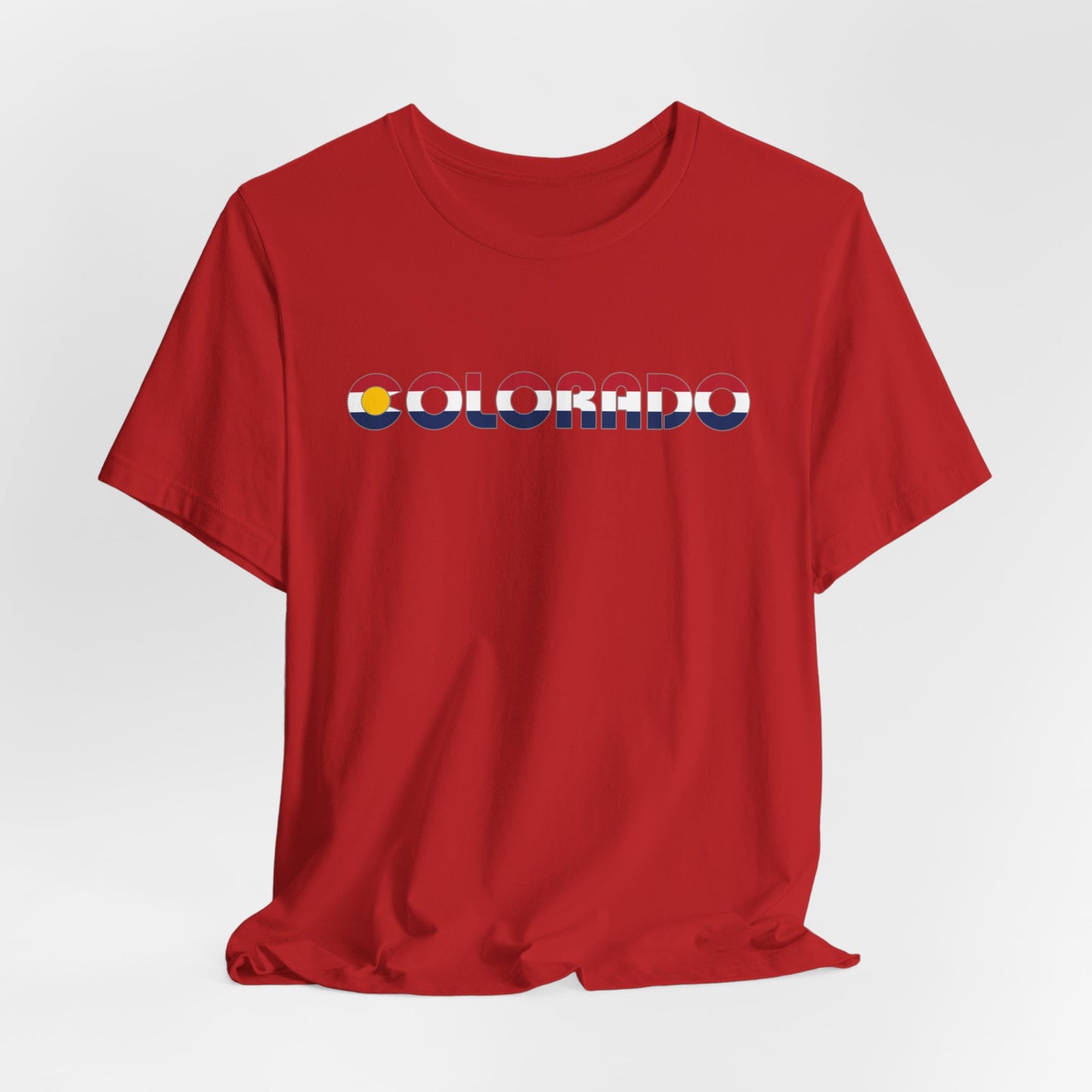 Colorado Ombre Red White and Blue T shirt