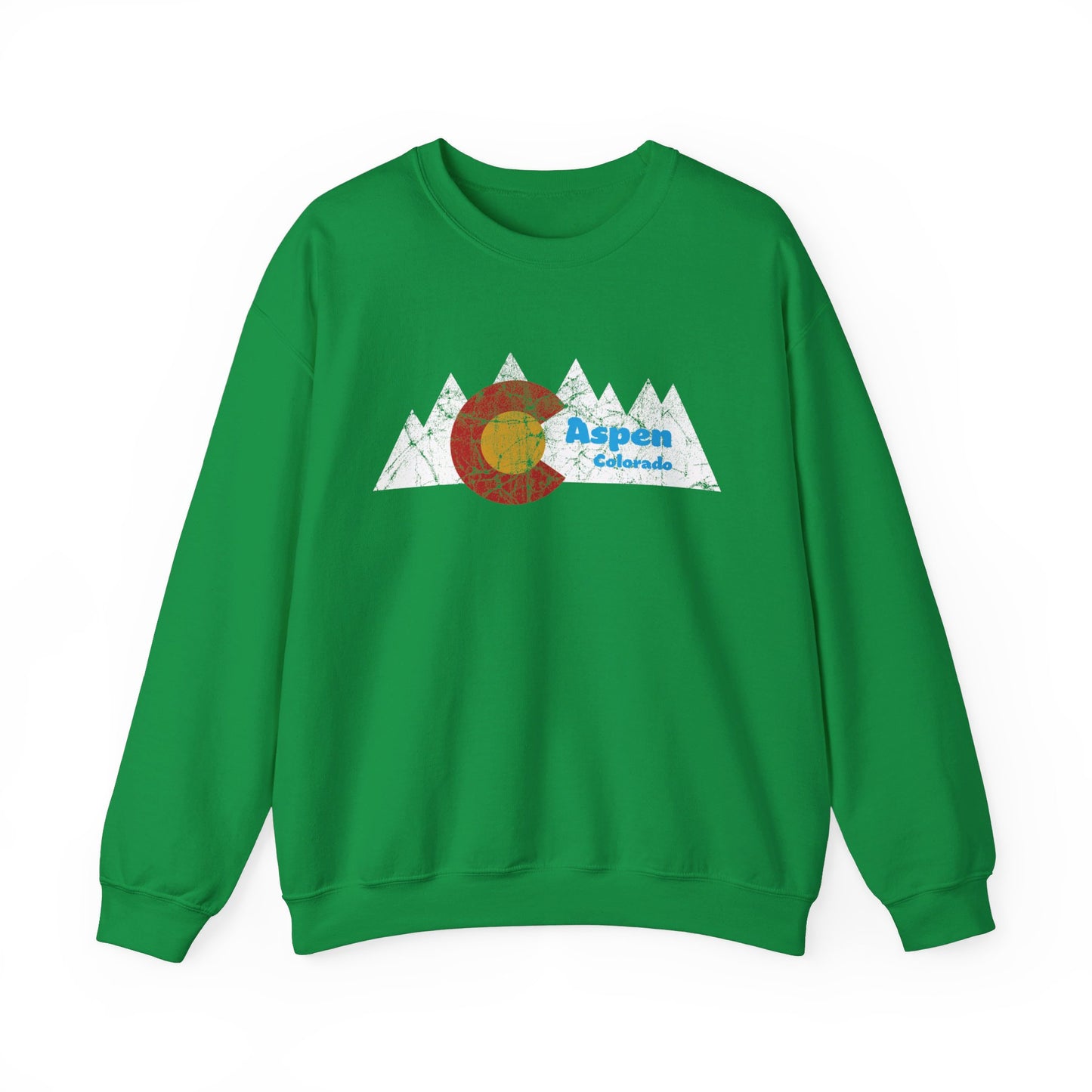 Aspen Colorado Peaks Crewneck Sweatshirt