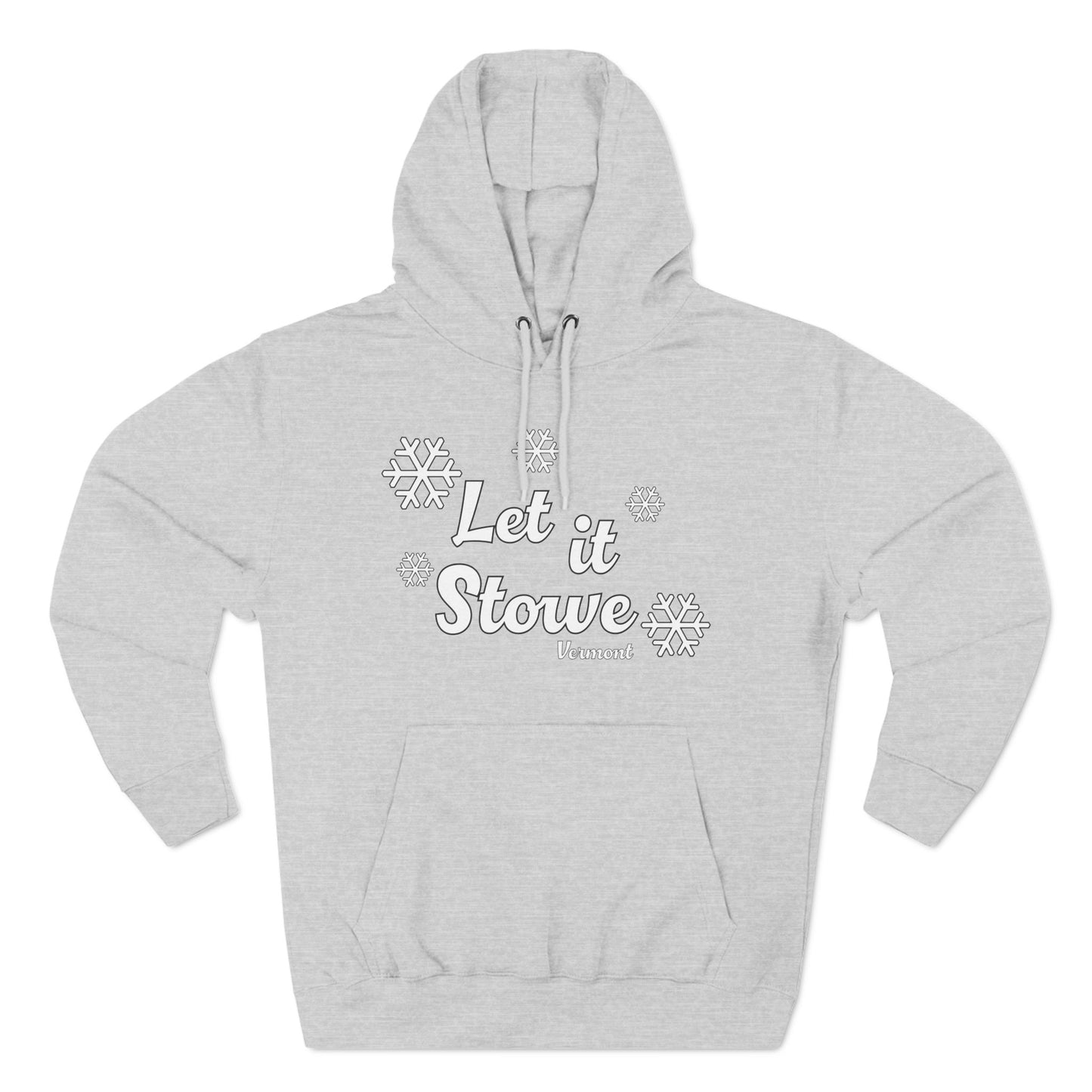 Let it Stowe Vermont Fleece Hoodie