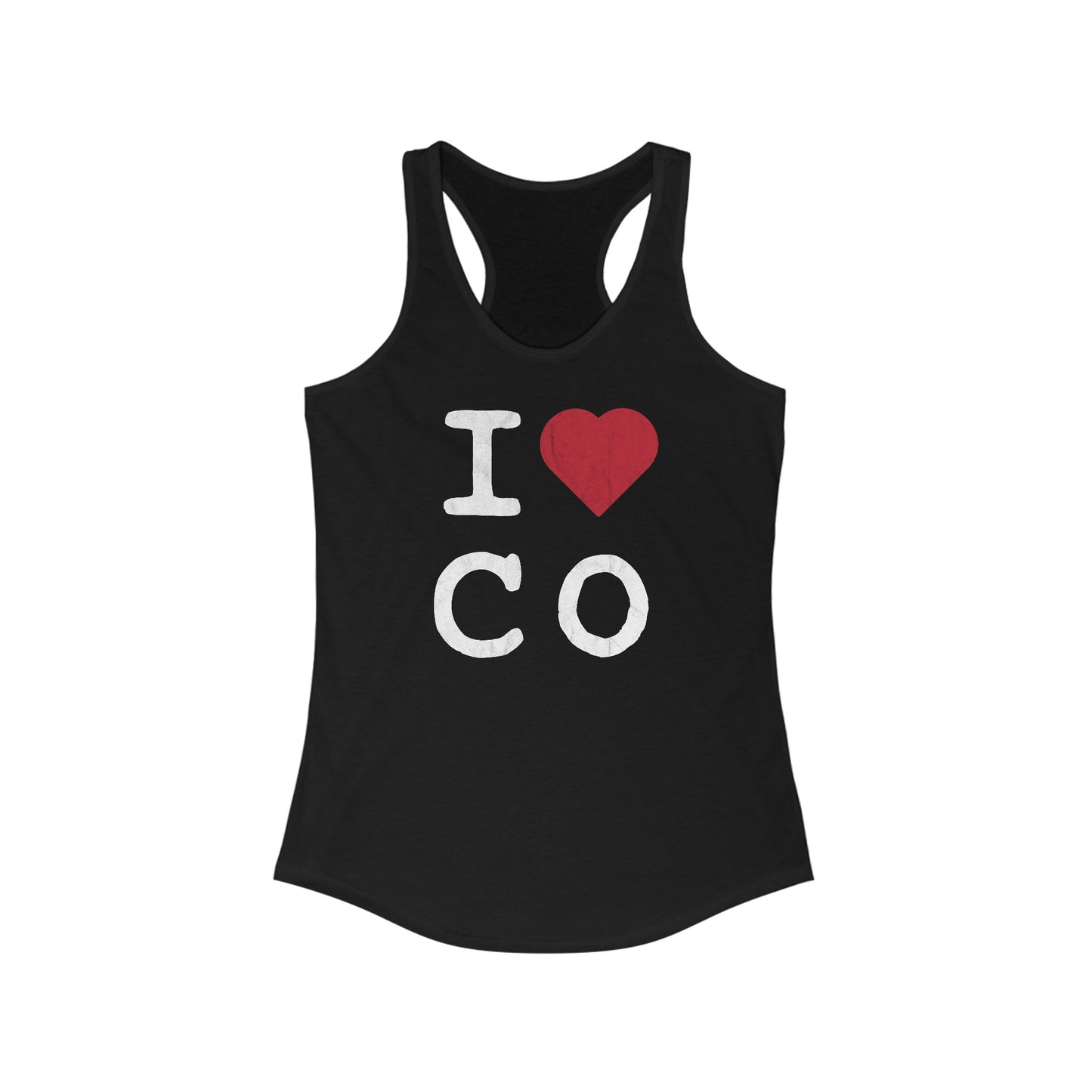 I Heart Colorado Women's Racerback Tank Top