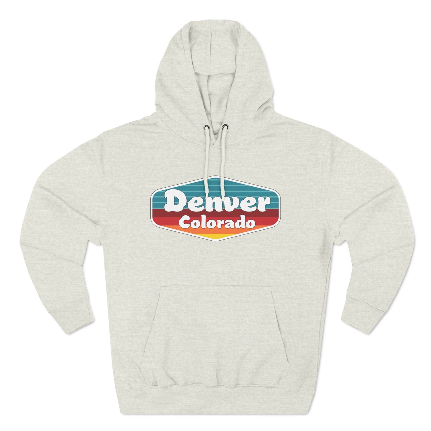 Denver Colorado Sign Fleece Hoodie