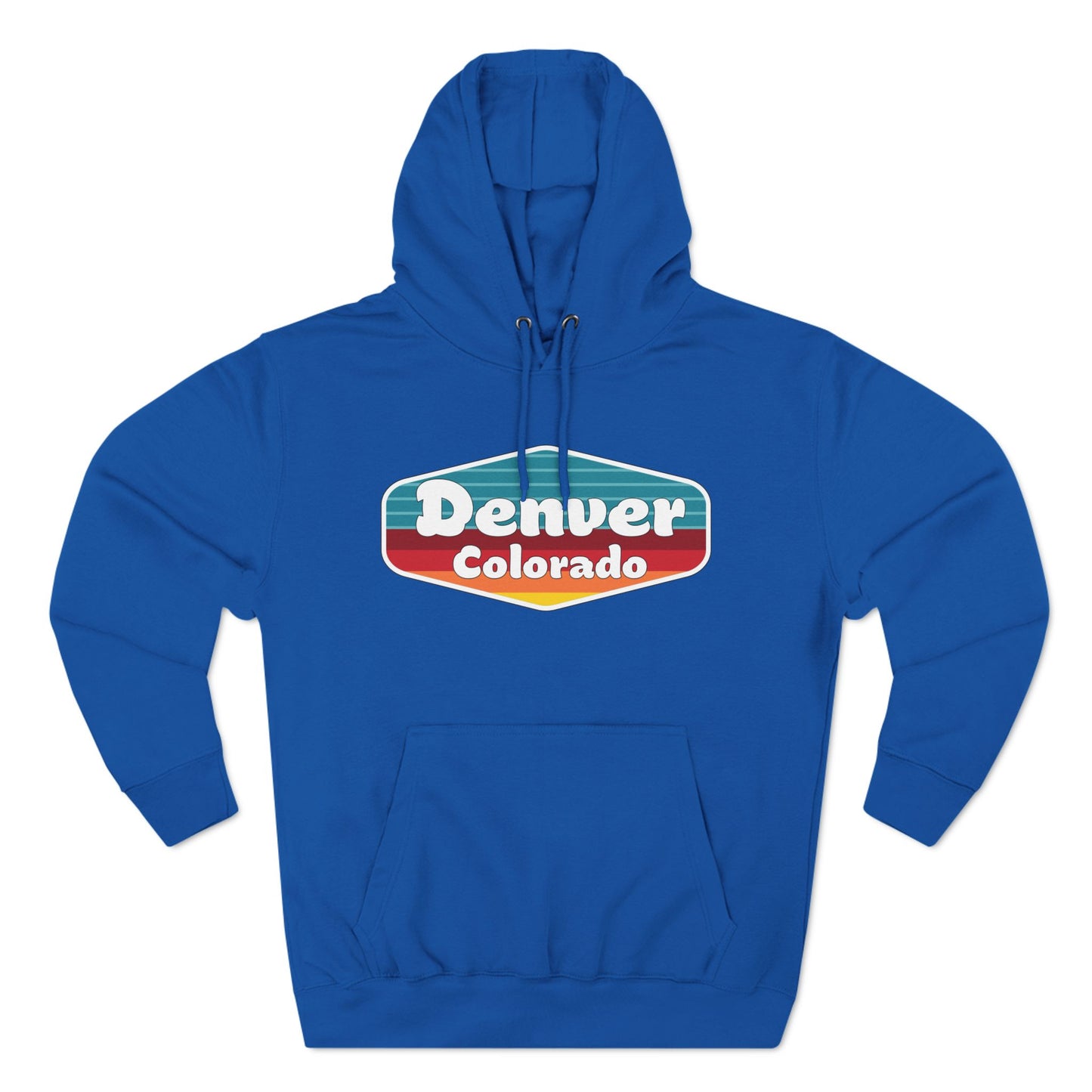 Denver Colorado Sign Fleece Hoodie