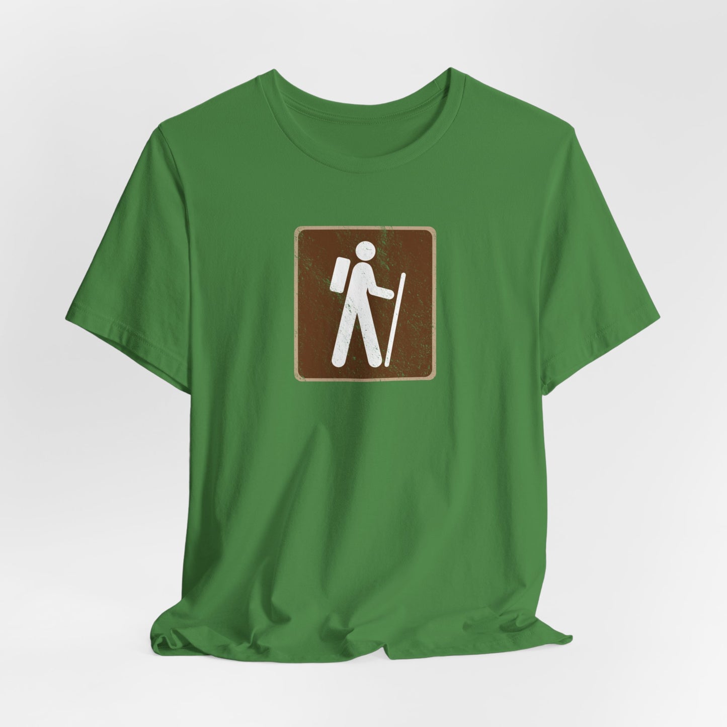 Hiking Sign Vintage Short Sleeve T Shirt