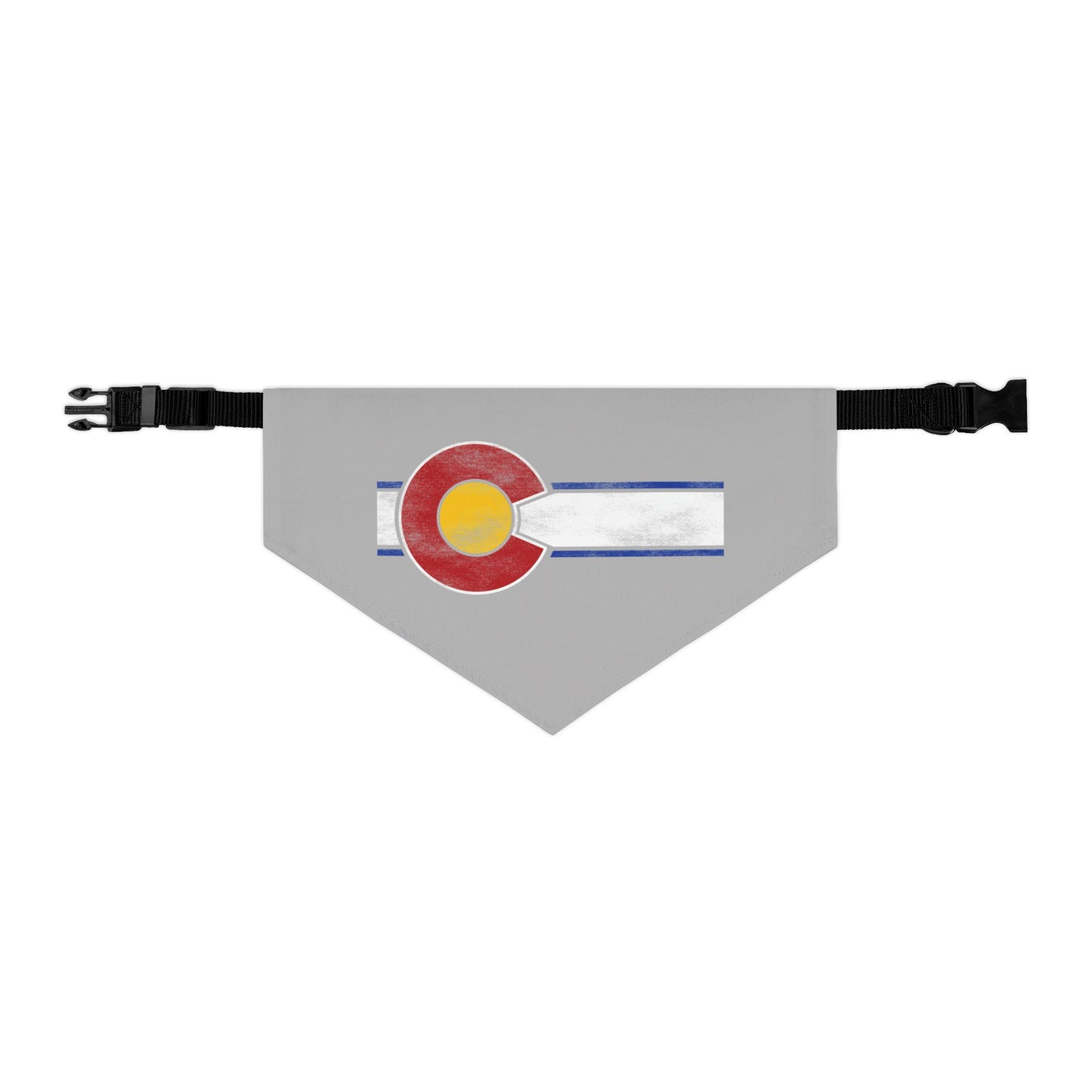 The Original Colorado Flag Distressed Pet Bandana Collar