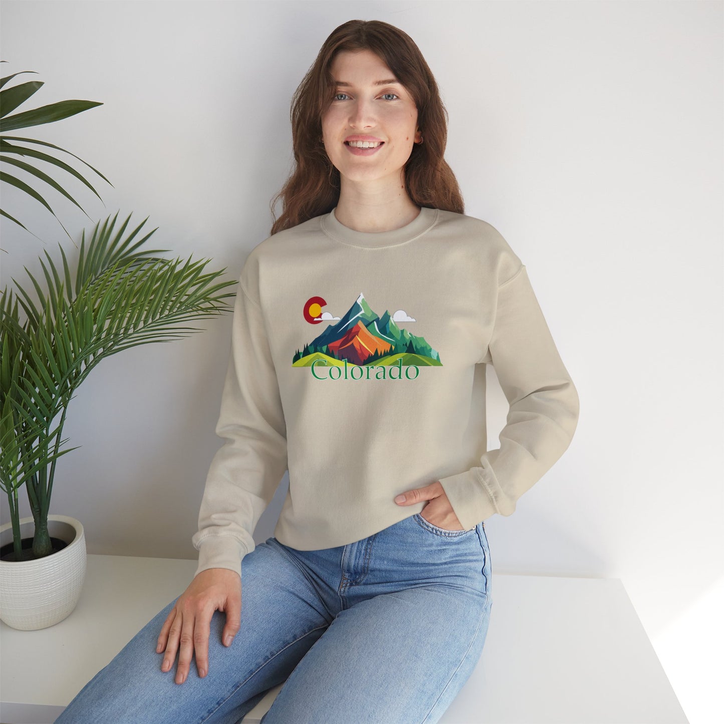 Colorado Summer Mountains Sweatshirt