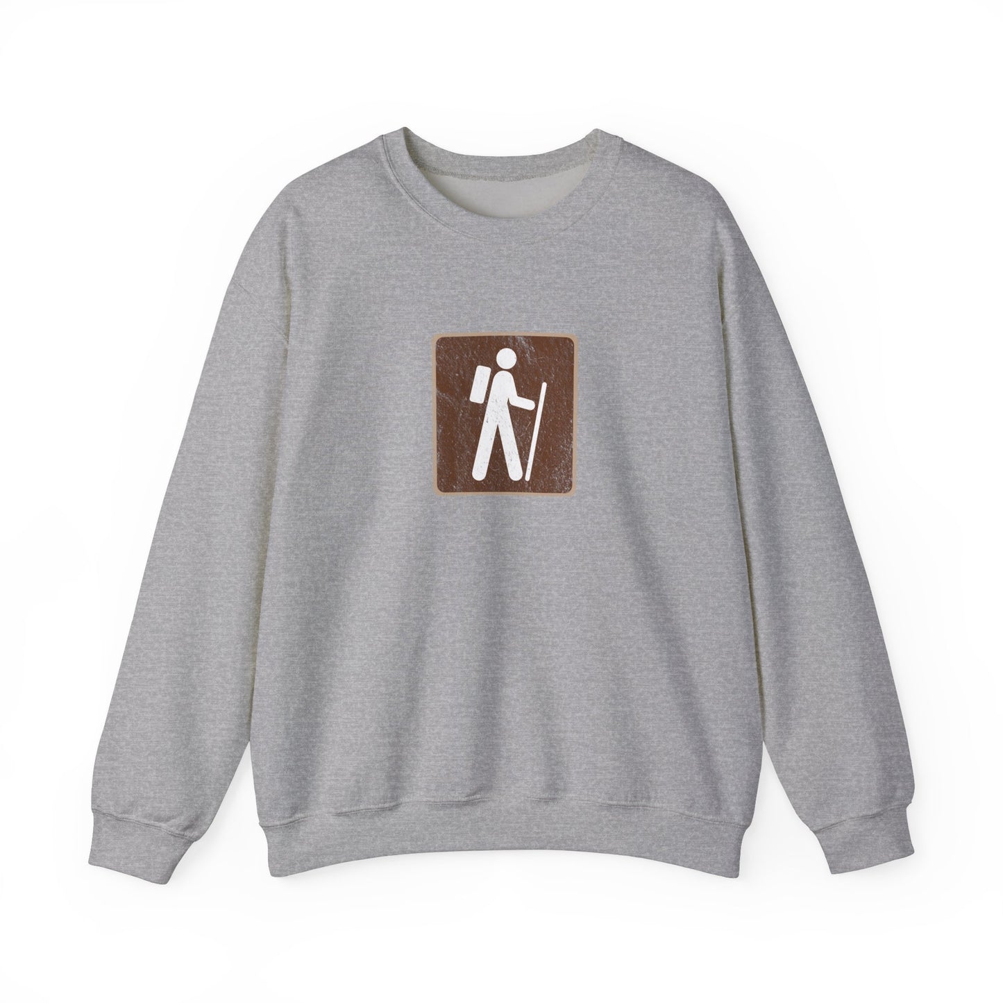 Hiking Sign Vintage Sweatshirt