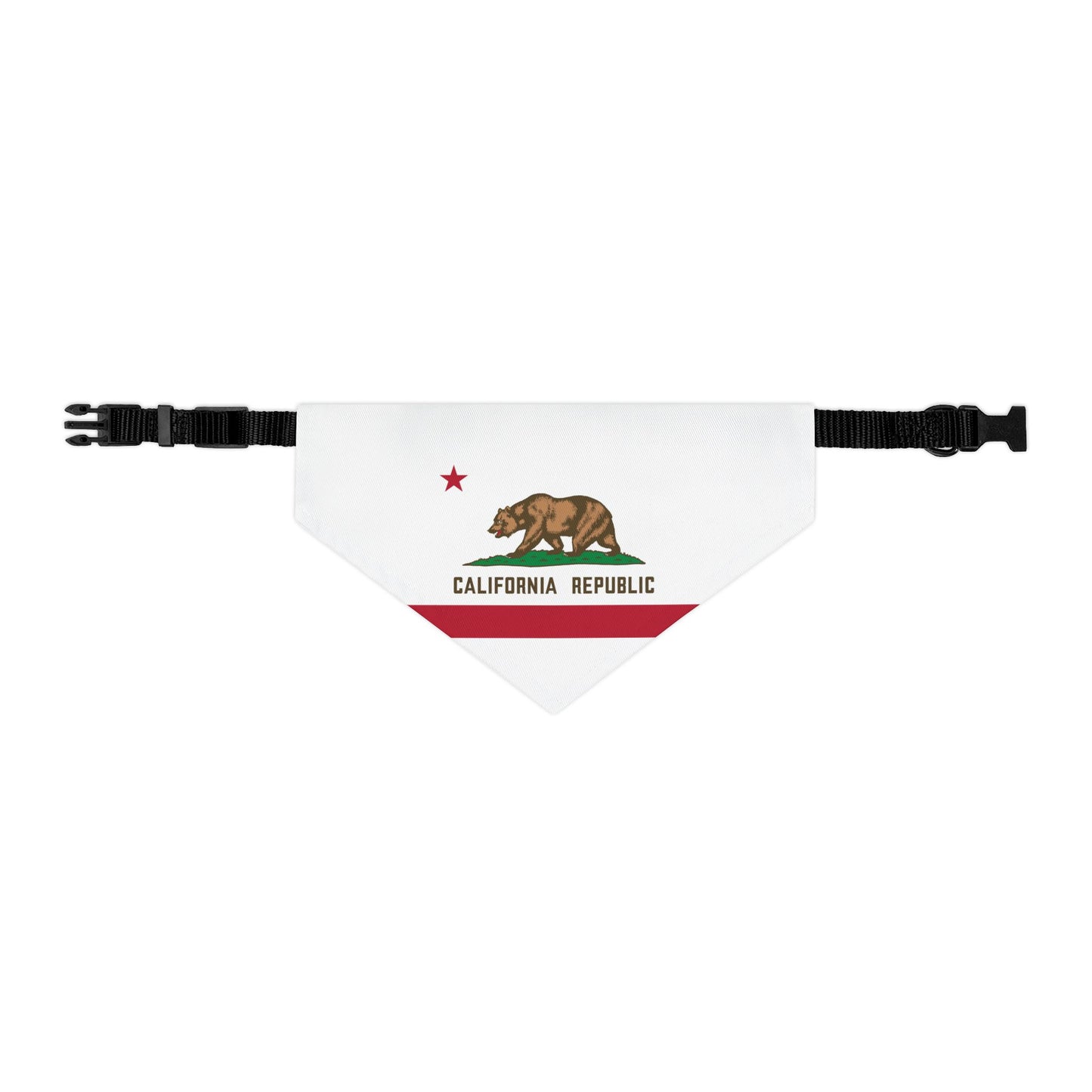 California Flag Pet Bandana Collar