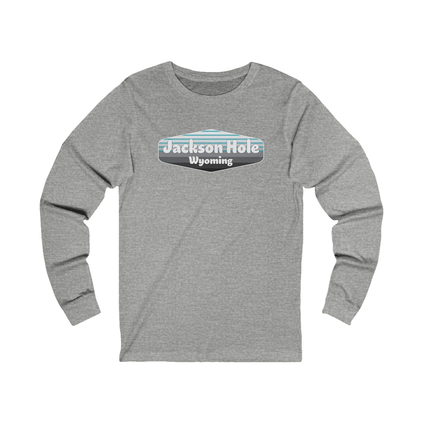 Jackson Hole Wyoming Sign Midnight Long Sleeve T Shirt