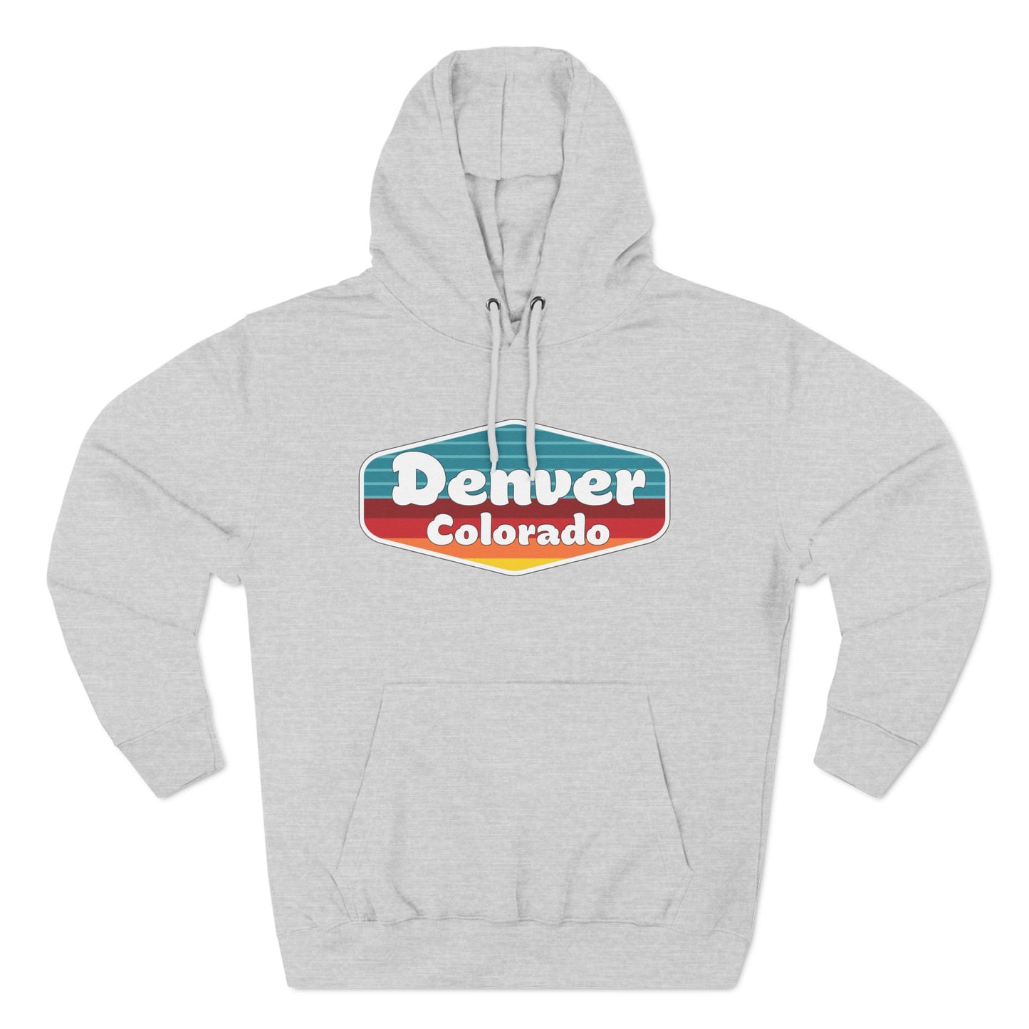 Denver Colorado Sign Fleece Hoodie