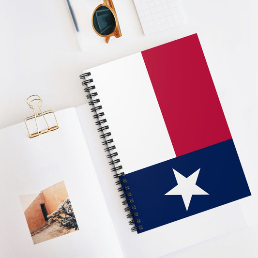 Texas Flag Spiral Notebook