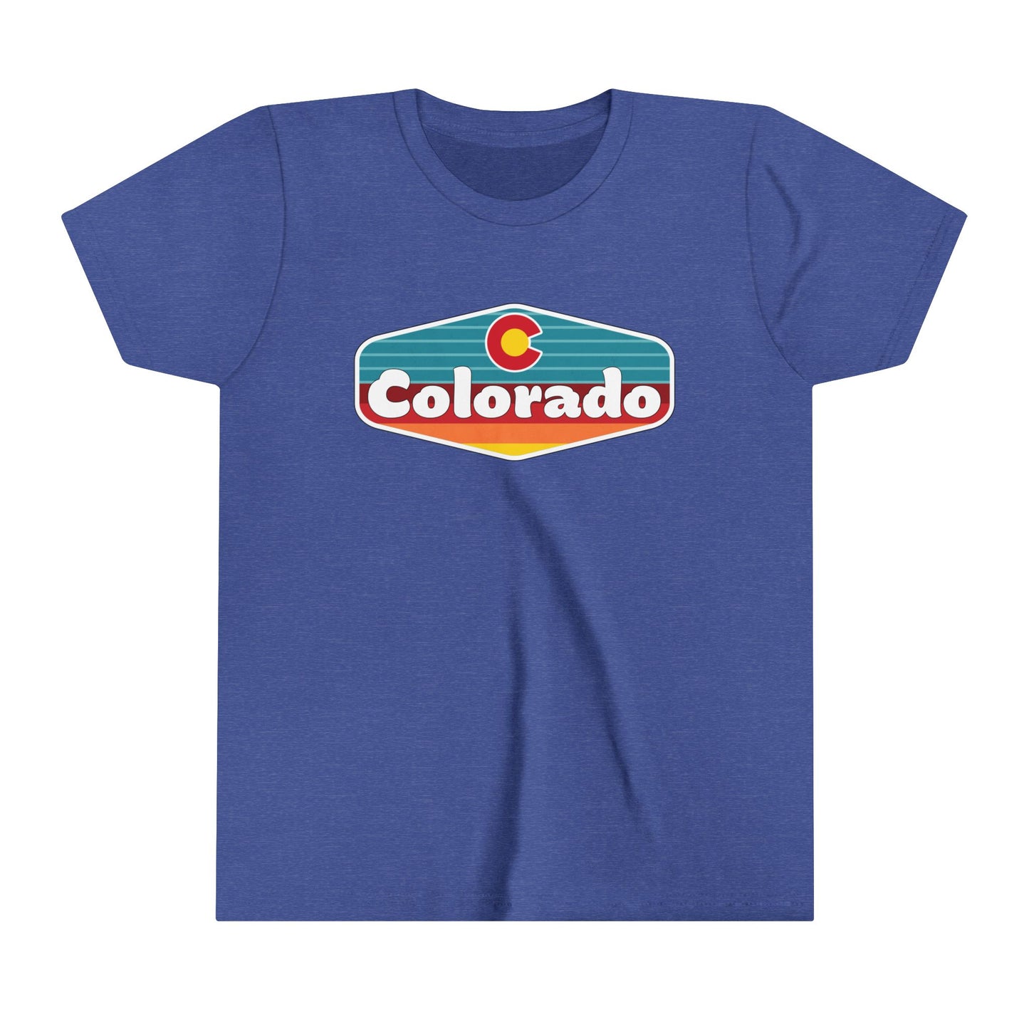 Youth Colorado Flag Sunset Short Sleeve Tee