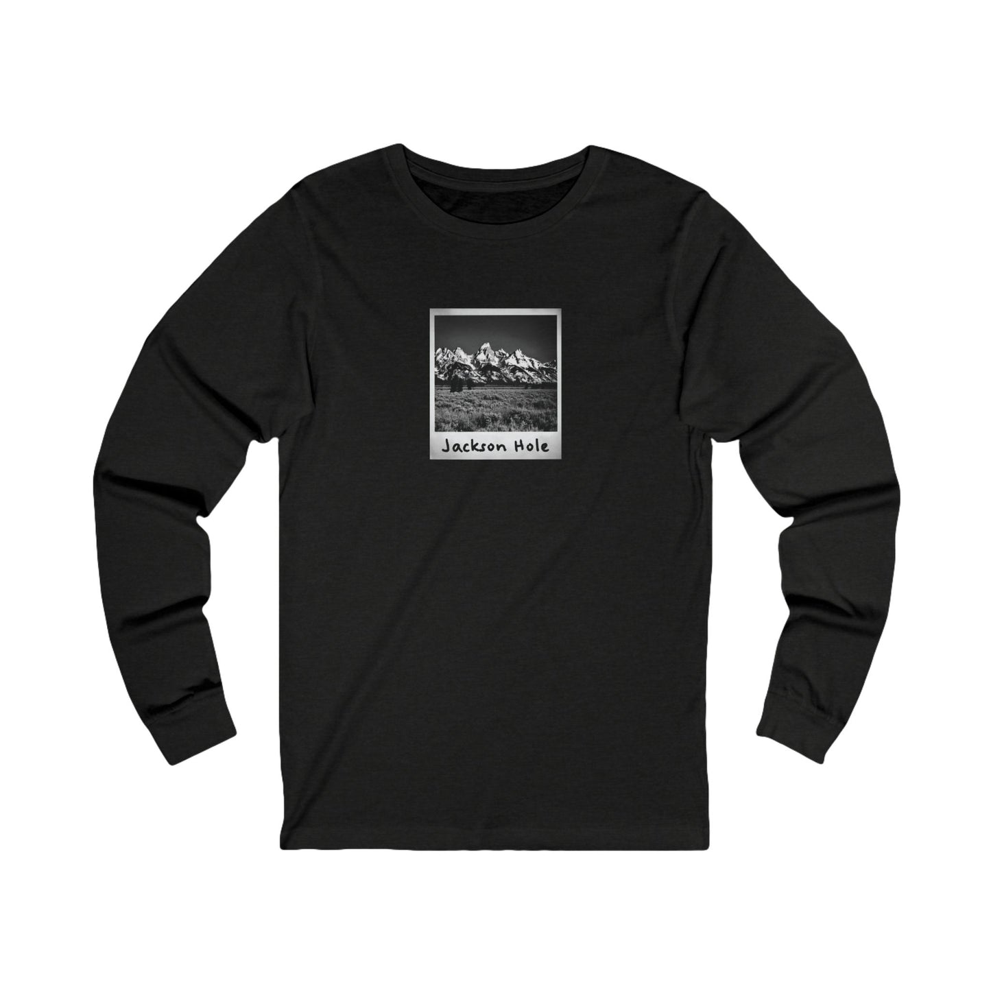 Jackson Hole Tetons Photo Long Sleeve T Shirt