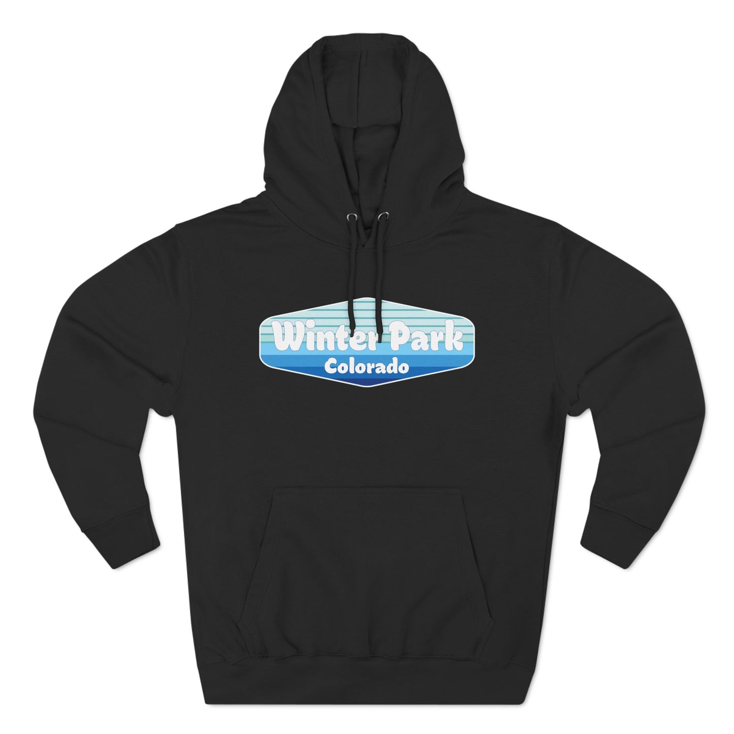 Winter Park Colorado Sign Sky Hoodie