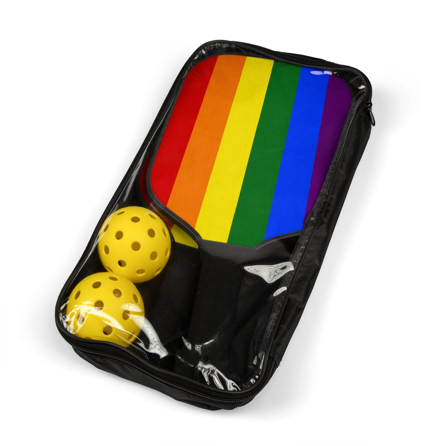 Pride Flag Pickleball Kit