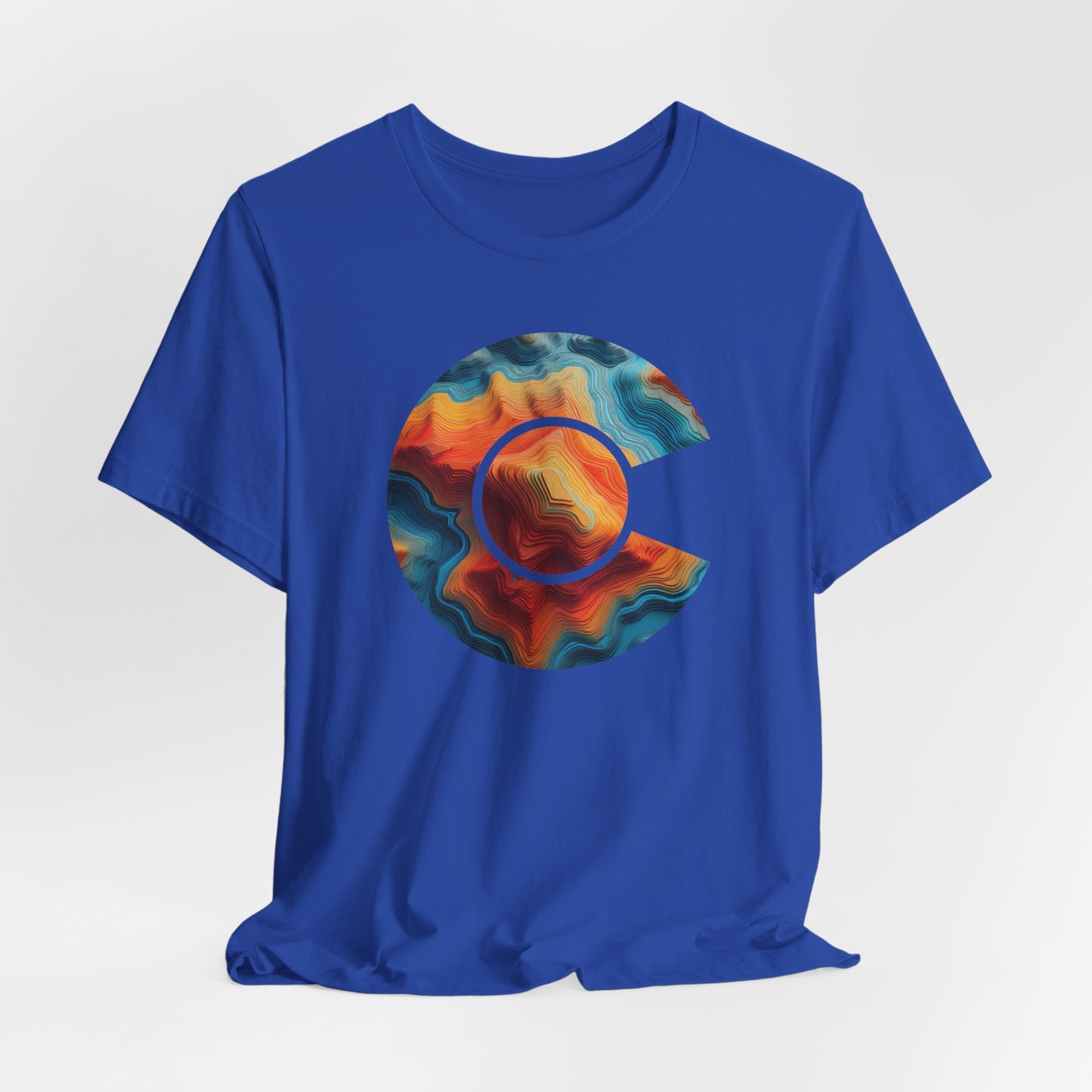 Colorado Topo Map T Shirt