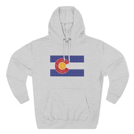 Colorado Paisley Flag Fleece Hoodie