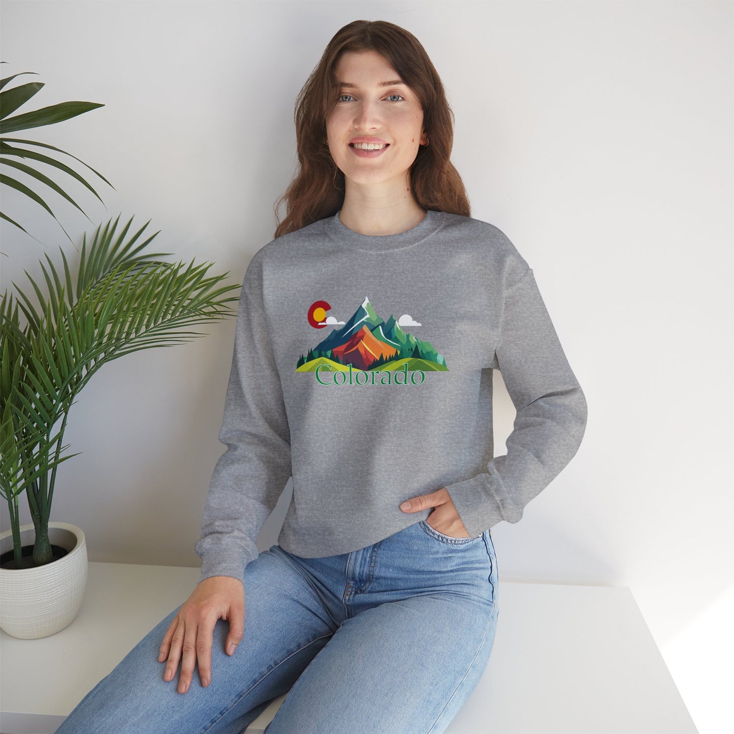 Colorado Summer Mountains Sweatshirt