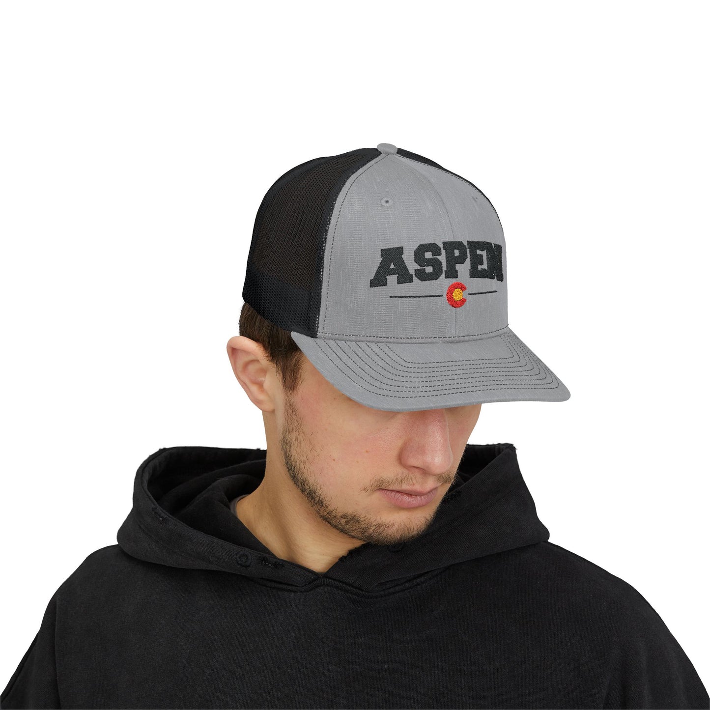 Aspen Colorado Snapback Trucker Hat